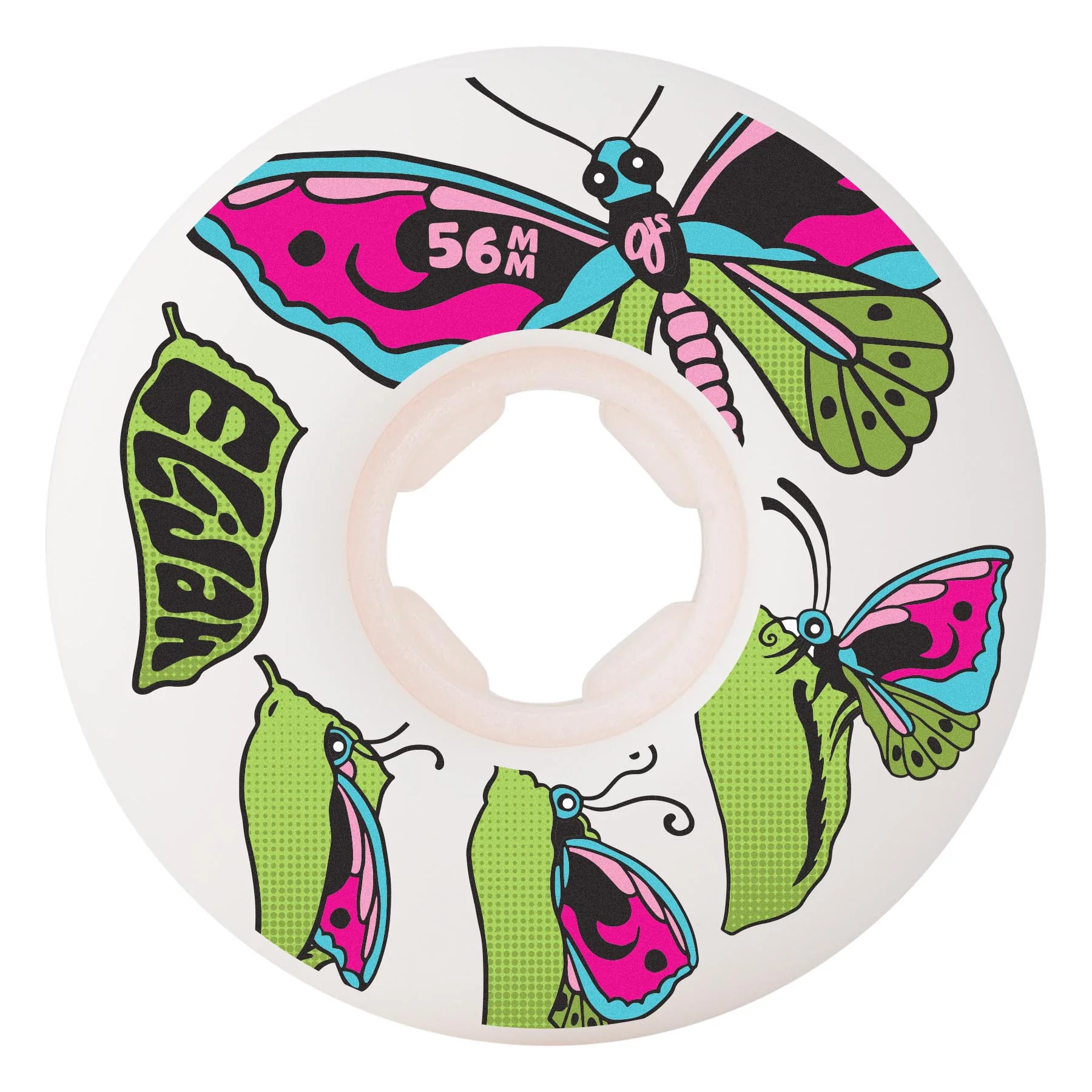 56mm Akerley Chrysalis Elite Chubbies 99a OJ Skateboard Wheels