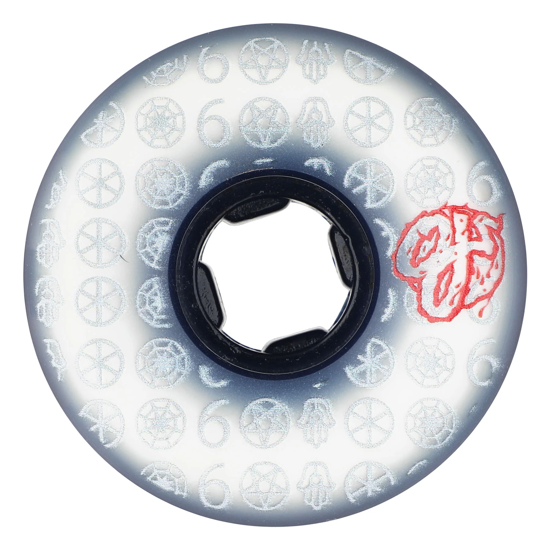 54mm White Creature Bloodsuckers Hardline 97a OJ Skateboard Wheels