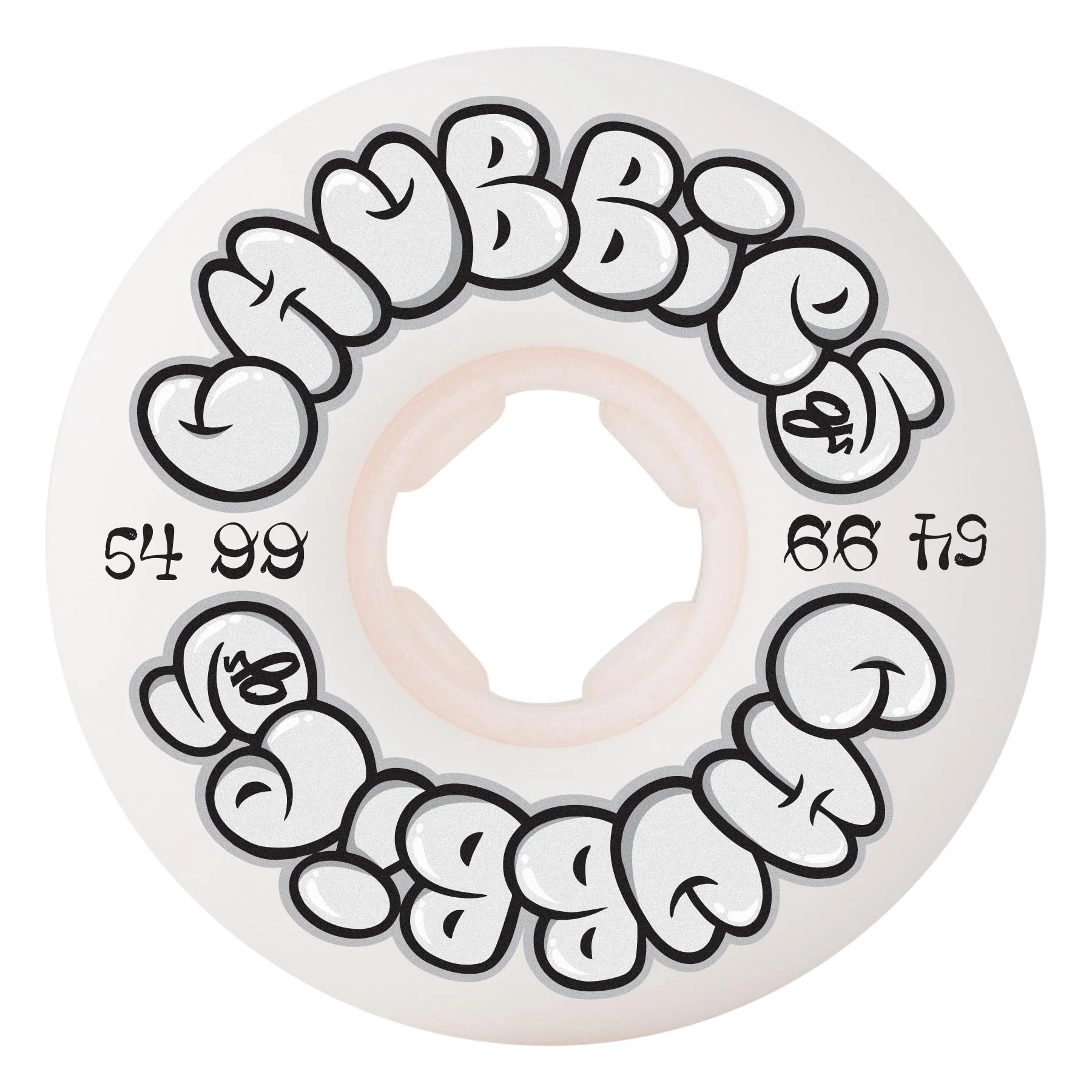 54mm Throw Ups Chubbies 99a OJ Skateboard Wheels