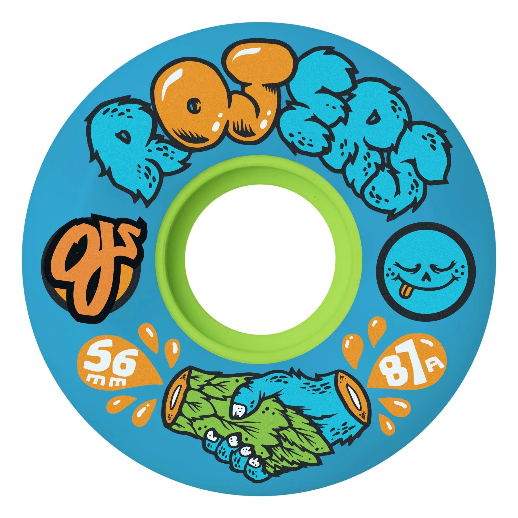 56mm Roger Skate Co Keyframe 87a OJ Skateboard Wheels