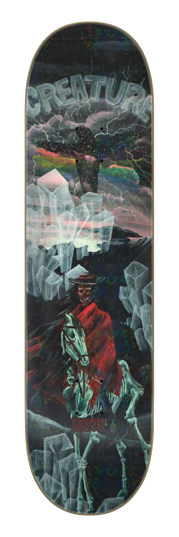 8.25in Lockwood Lost Trail Creature Skateboard Deck
