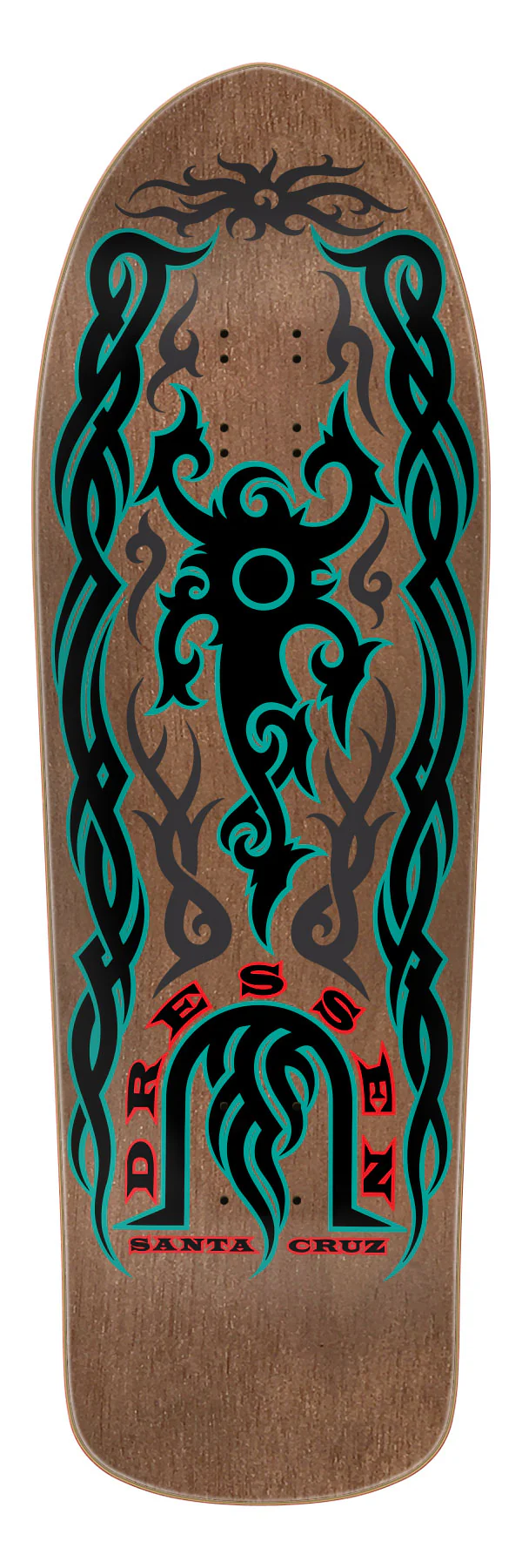 9.9in Eric Dressen Tribal Reissue Santa Cruz Skateboard Deck