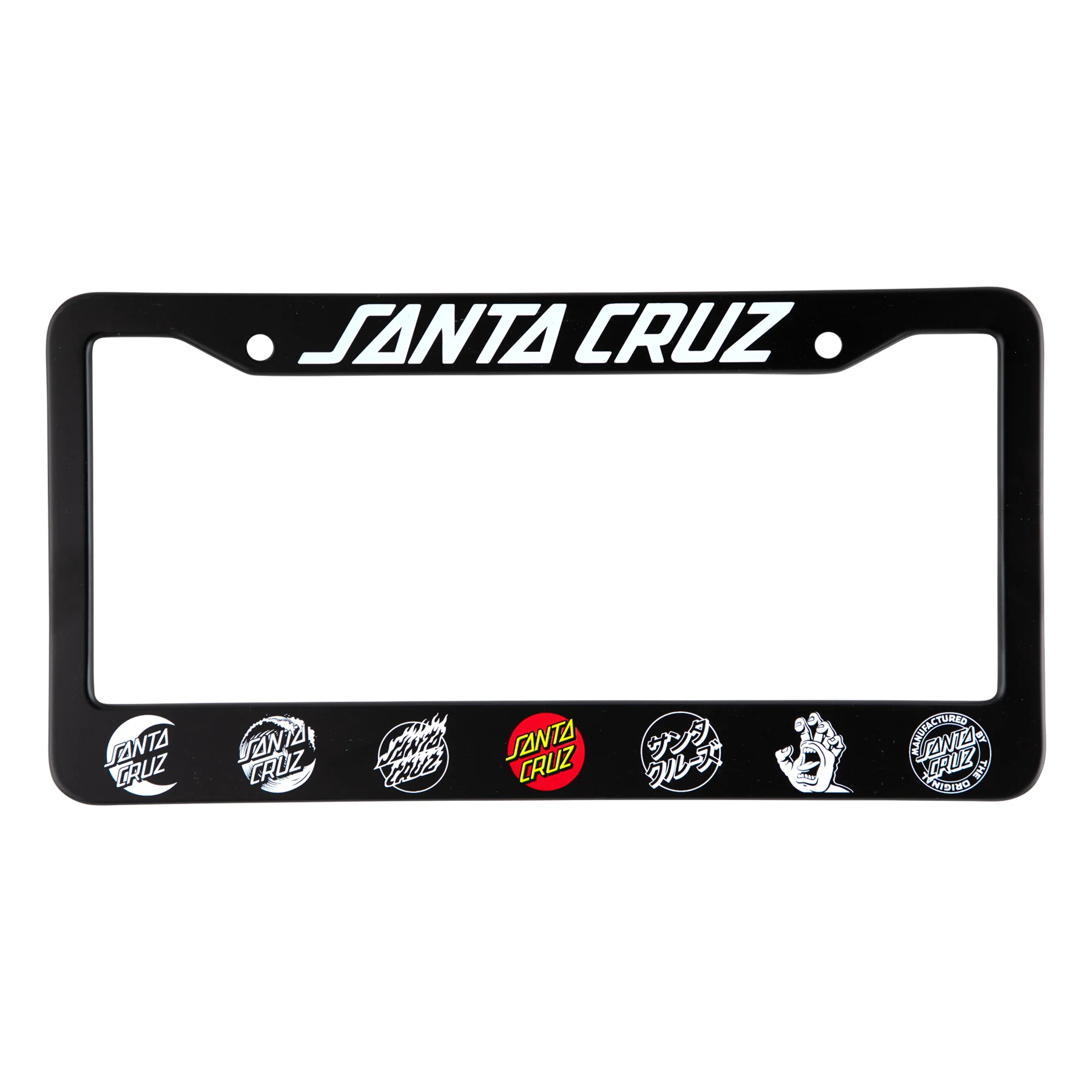Classic Logos Santa Cruz License Plate Frame