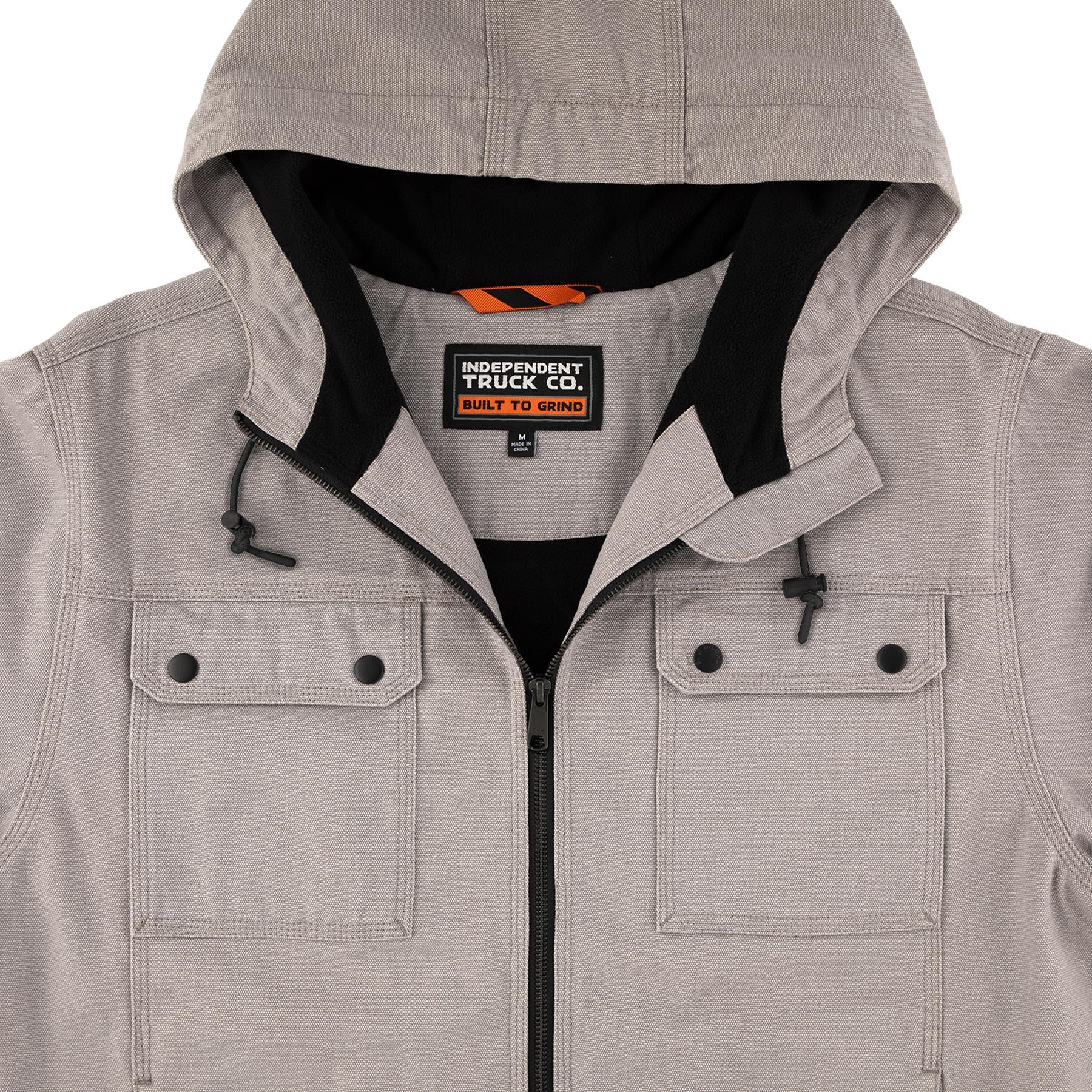 1164-built-to-grind-hooded-mens-independent-canvas-work-jacket-5.jpg Built To Grind Hooded Mens Independent Canvas Work Jacket