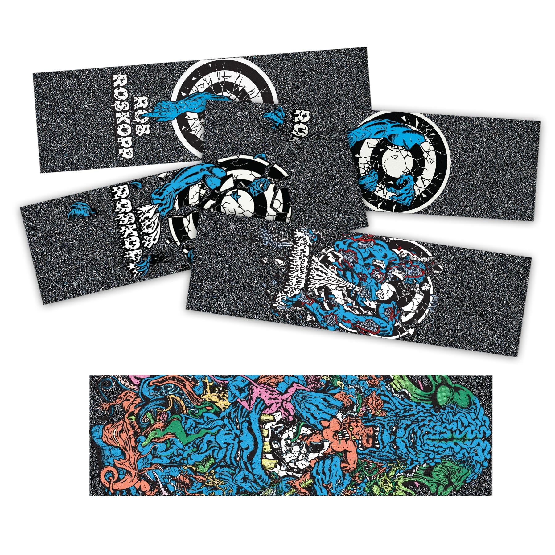 11in Roskopp Target Mob Skateboard Grip Strips