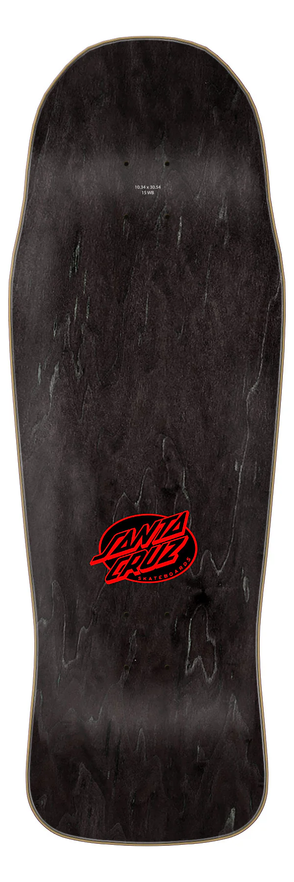 10.34in Winkowski Primeval Fire Santa Cruz Shaped Skateboard Deck