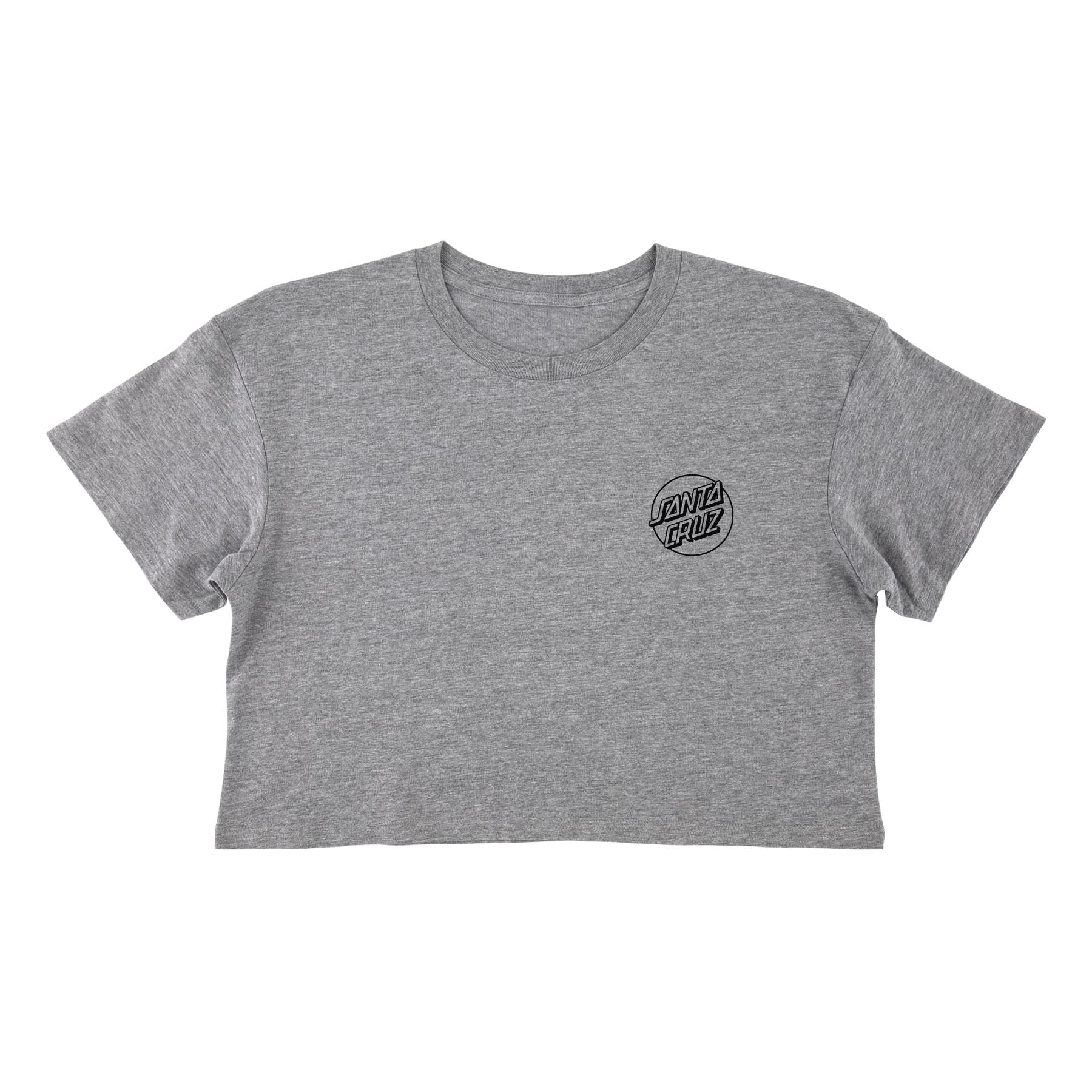 Tone Stamped Dot Womens Santa Cruz Crop T-Shirt