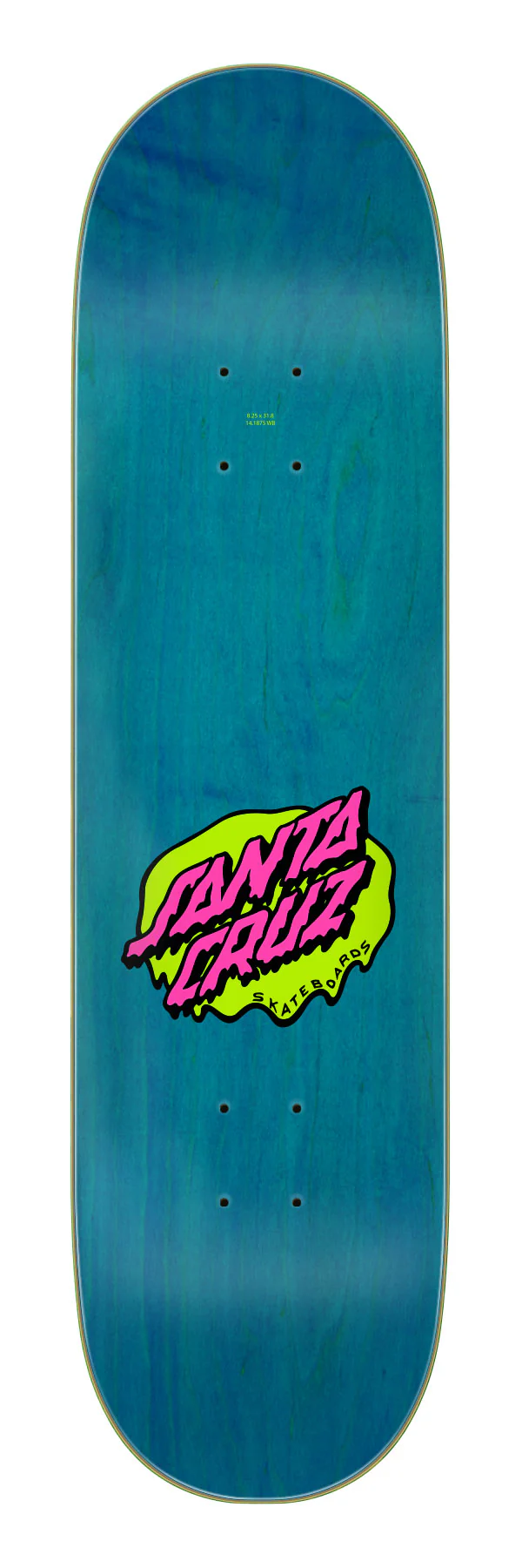 15-8-25in-slime-scream-santa-cruz-birch-skateboard-deck-2.webp 8.25in Slime Scream Santa Cruz Birch Skateboard Deck