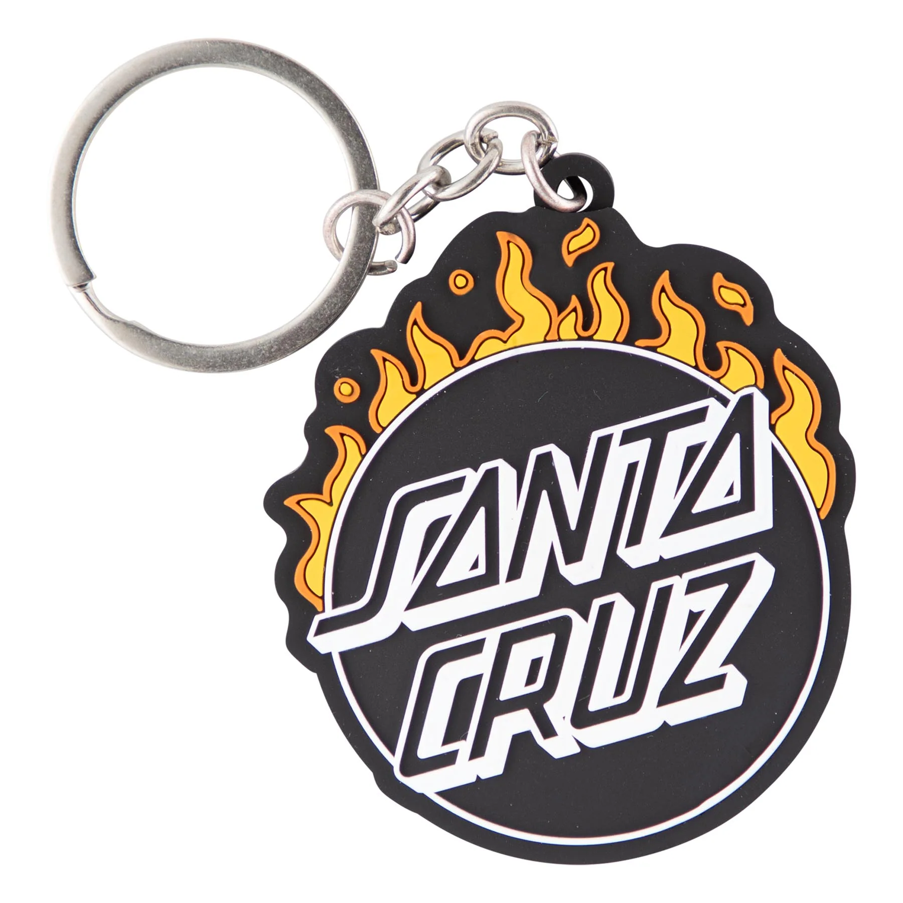 Minimal Burnt Opus Santa Cruz Key Chain