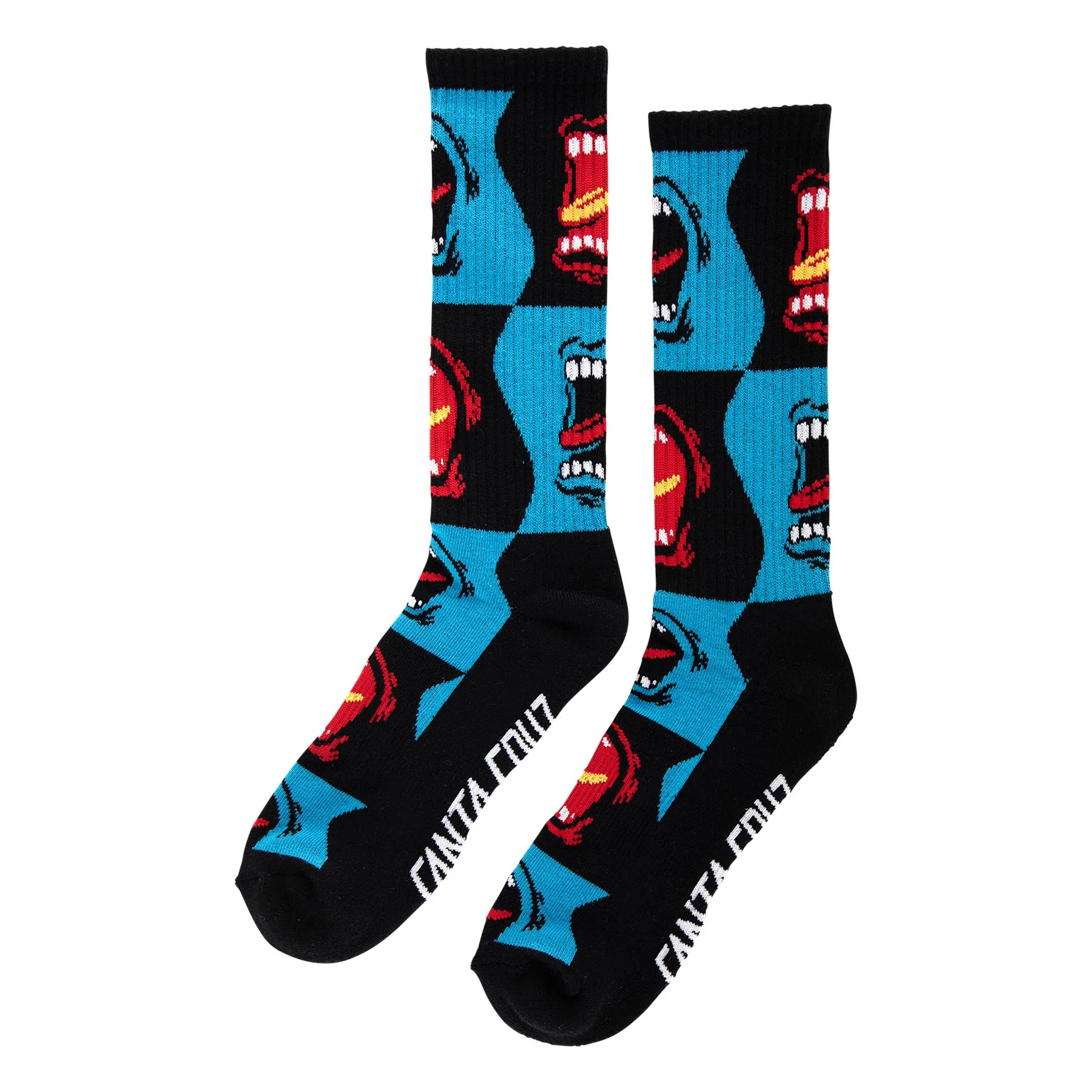 1585-allover-screaming-strip-mens-santa-cruz-socks-1.webp Allover Screaming Strip Mens Santa Cruz Socks