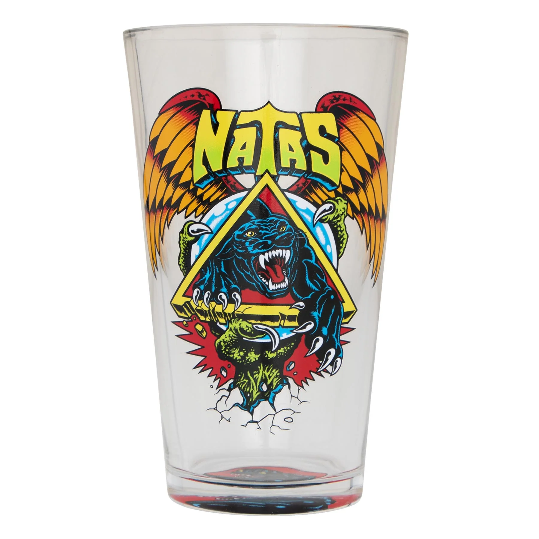 Natas SC Panther 16oz Santa Cruz Pint Glass