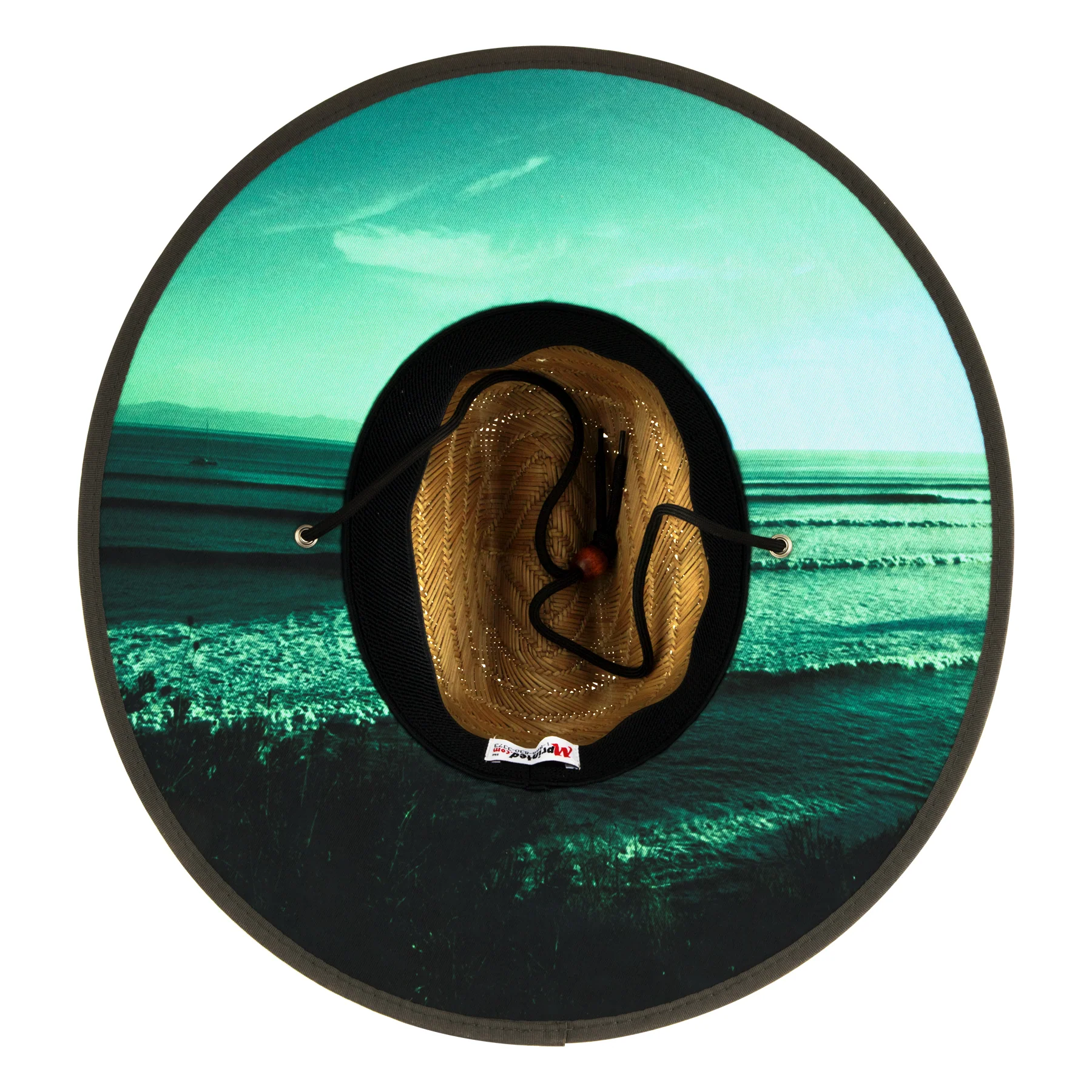 Ringed Homebreak Santa Cruz Straw Sun Hat