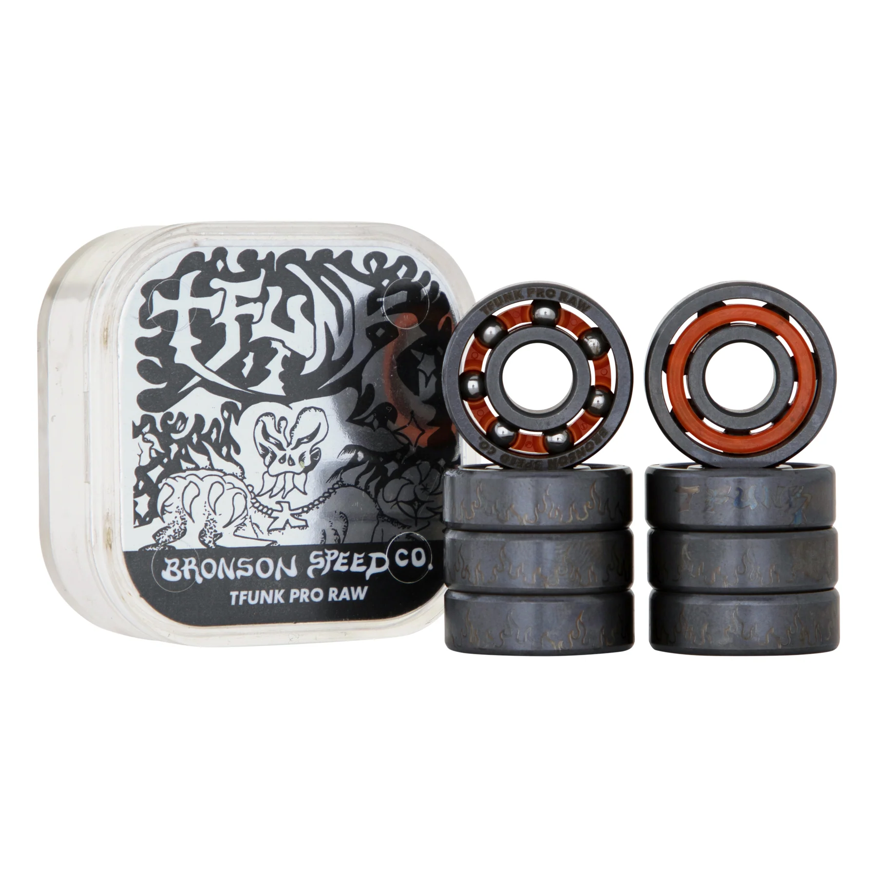 1947-tfunk-pro-raw-bronson-skateboard-bearings-1.webp TFunk Pro Raw Bronson Skateboard Bearings