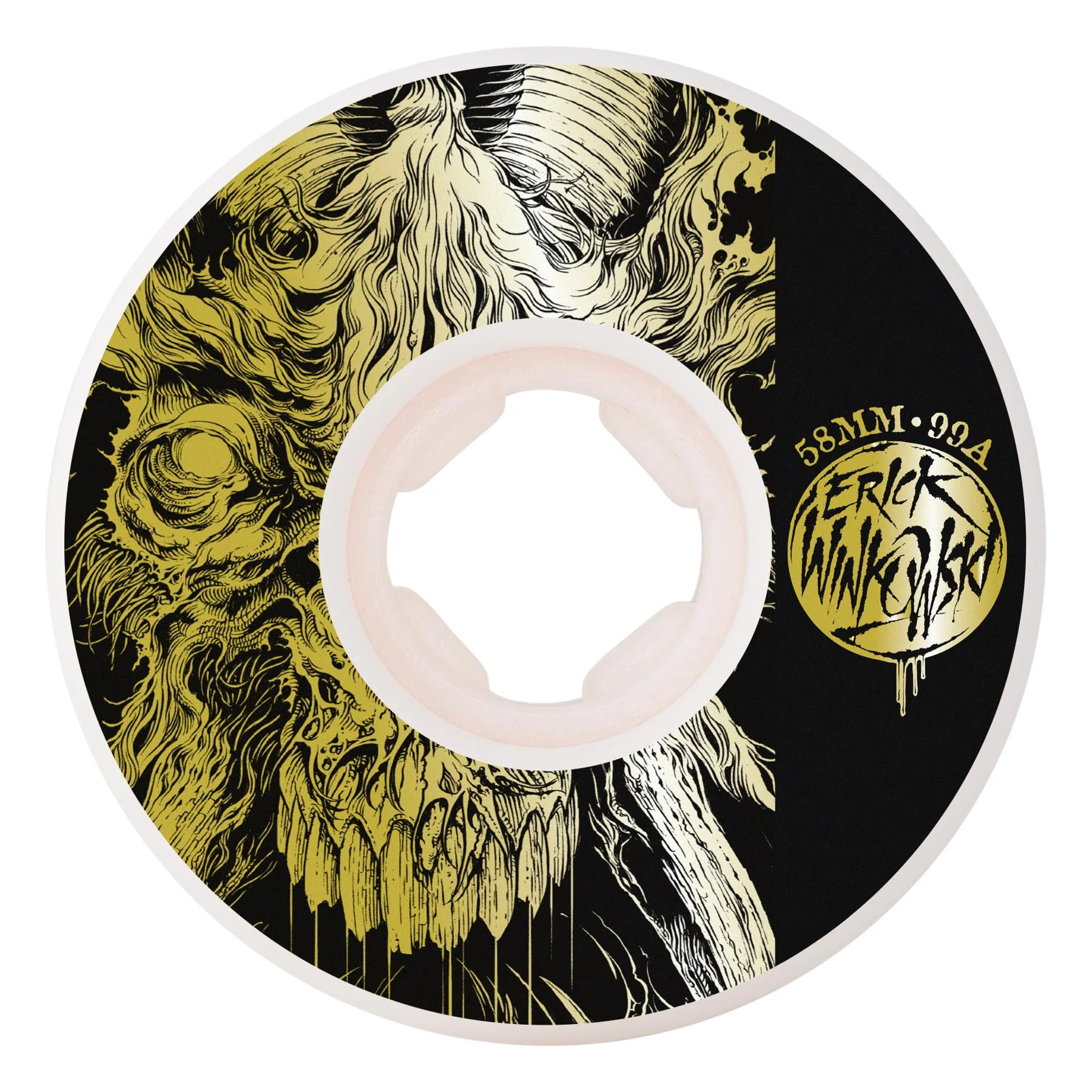 58mm Erick Winkowski Primeval Chubbies 99a OJ Skateboard Wheels