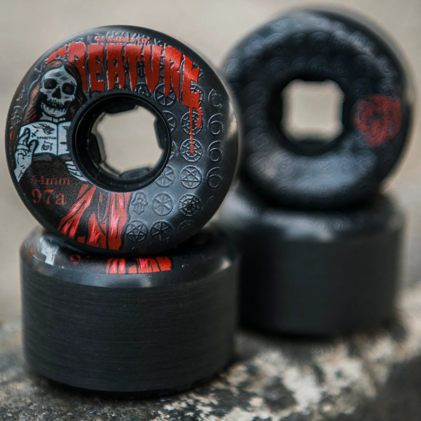 54mm Bloodsuckers Hardline 97a OJ Skateboard Wheels