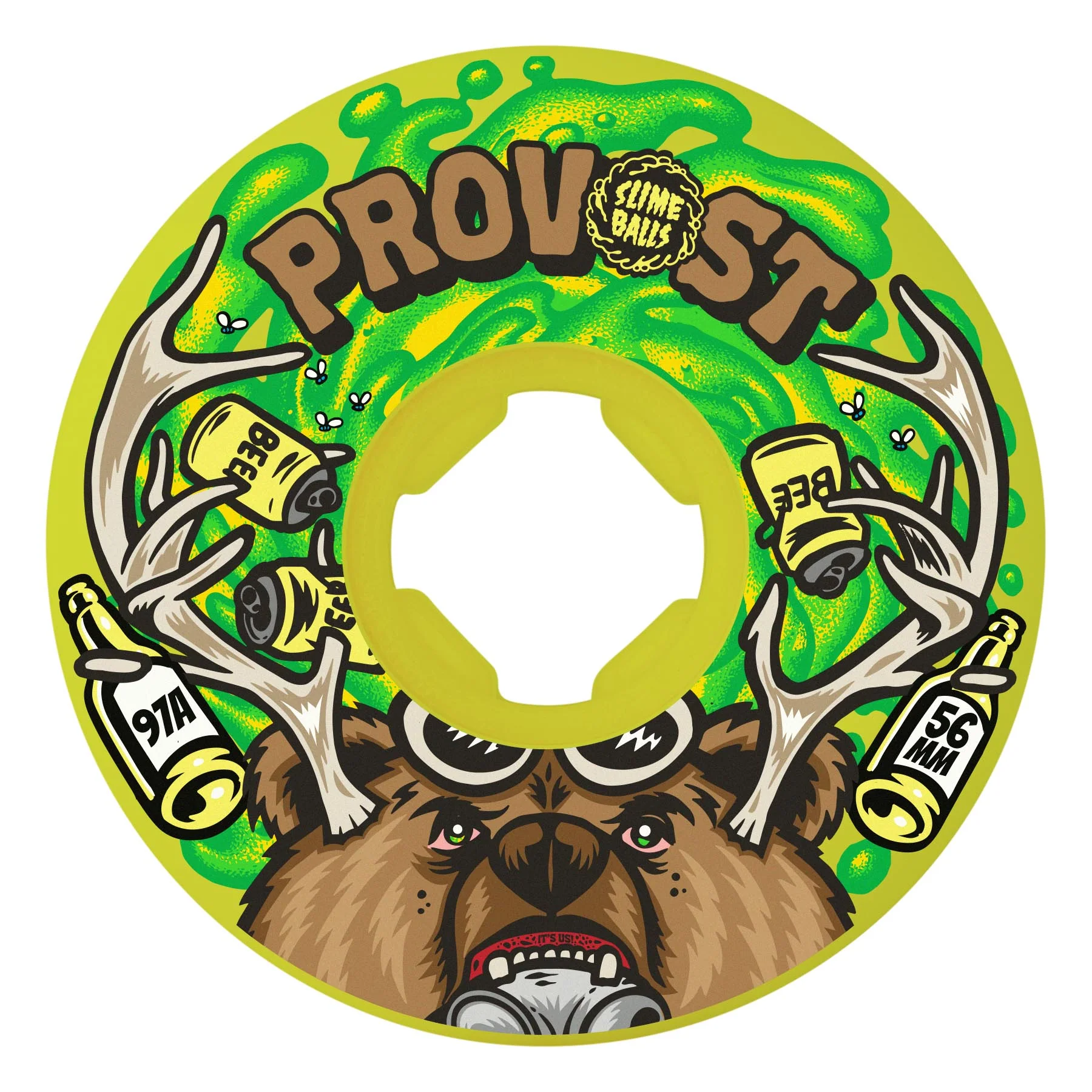 1974-56mm-collin-provost-beer-vomit-mini-97a-slime-balls-skateboard-wheels-1.webp 56mm Collin Provost Beer Vomit Mini 97a Slime Balls Skateboard Wheels