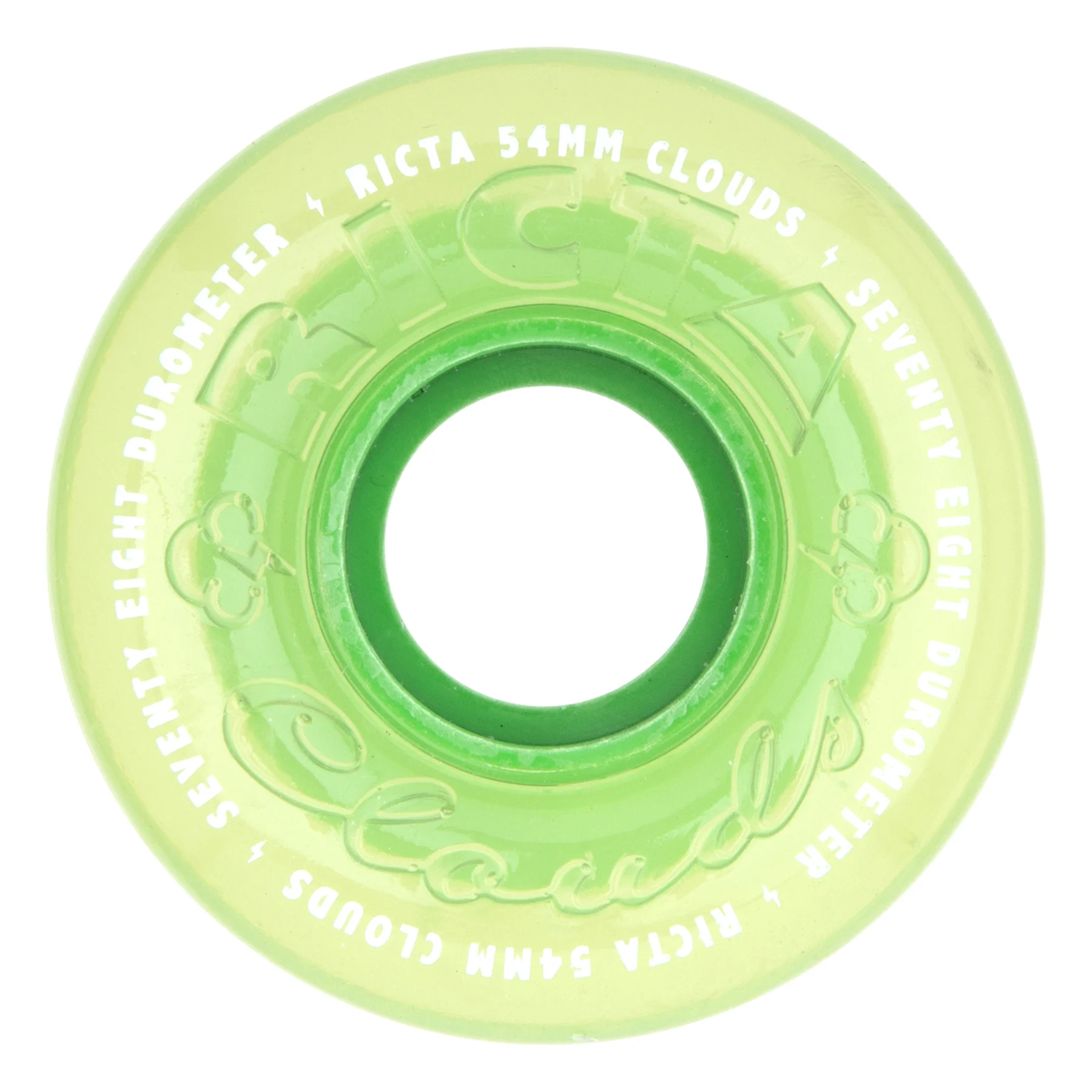 54mm Clouds Mojito Yellow 78a Ricta Skateboard Wheels