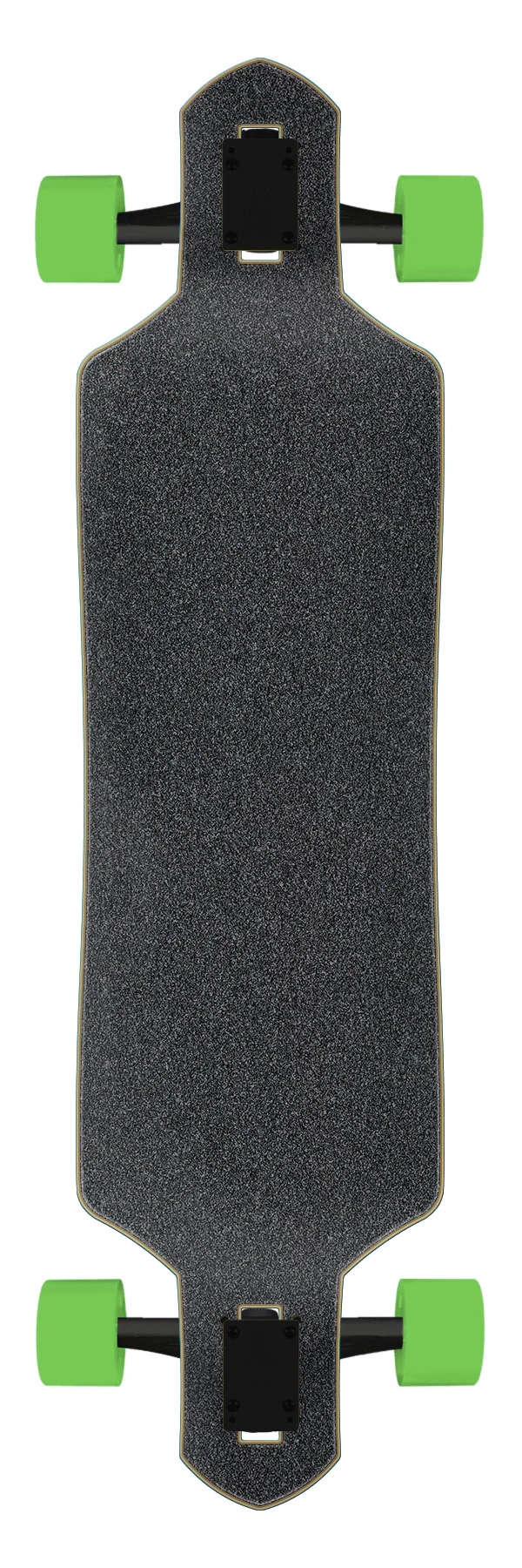 9in Screaming Hibiscus Santa Cruz Drop Thru Longboard