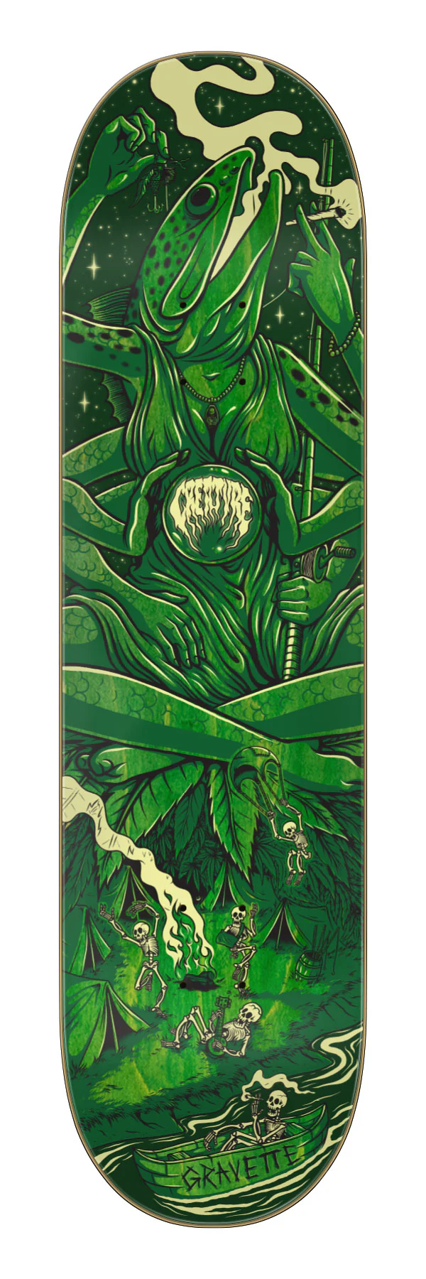 8.3in Gravette Creashia Creature Skateboard Deck