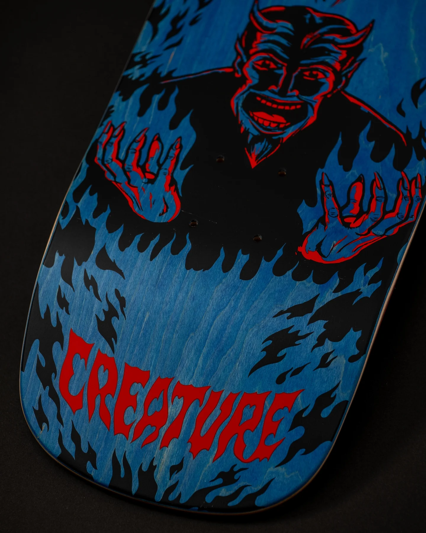 9.3in Hell Creature Shaped Skateboard Deck