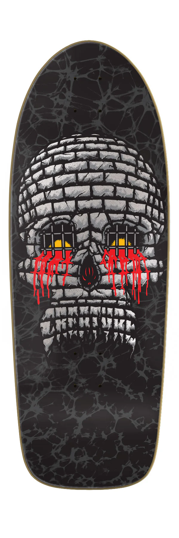 10.4in Doom Skull Creature Shaped Skateboard Deck
