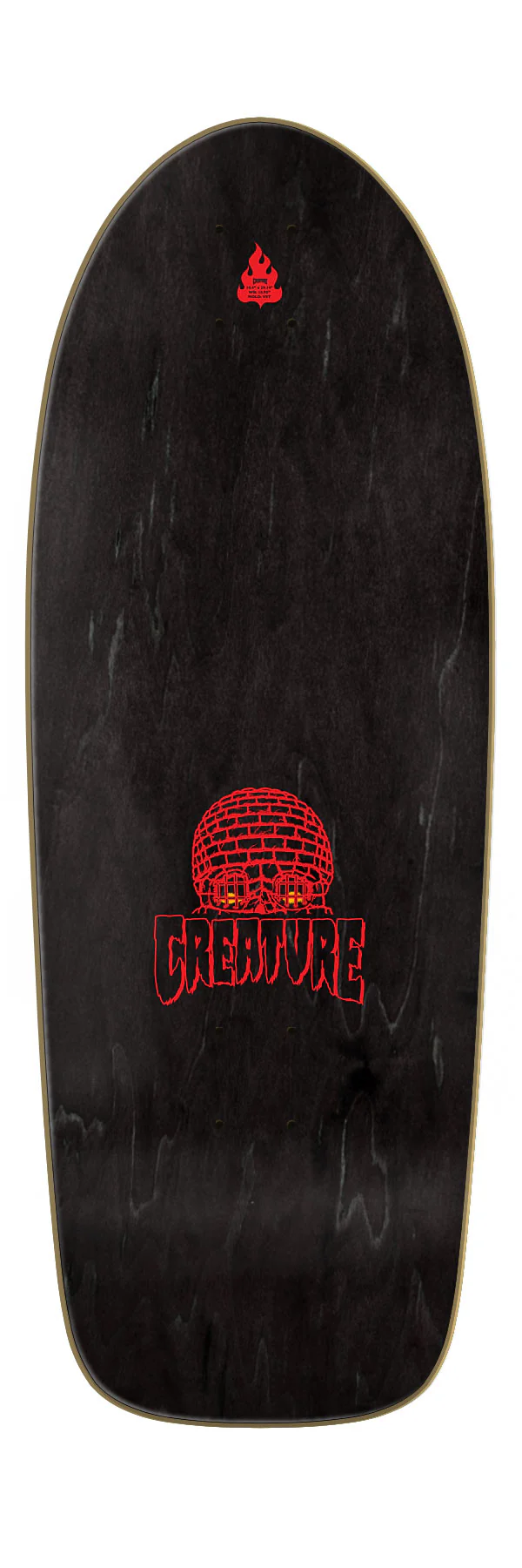 10.4in Doom Skull Creature Shaped Skateboard Deck