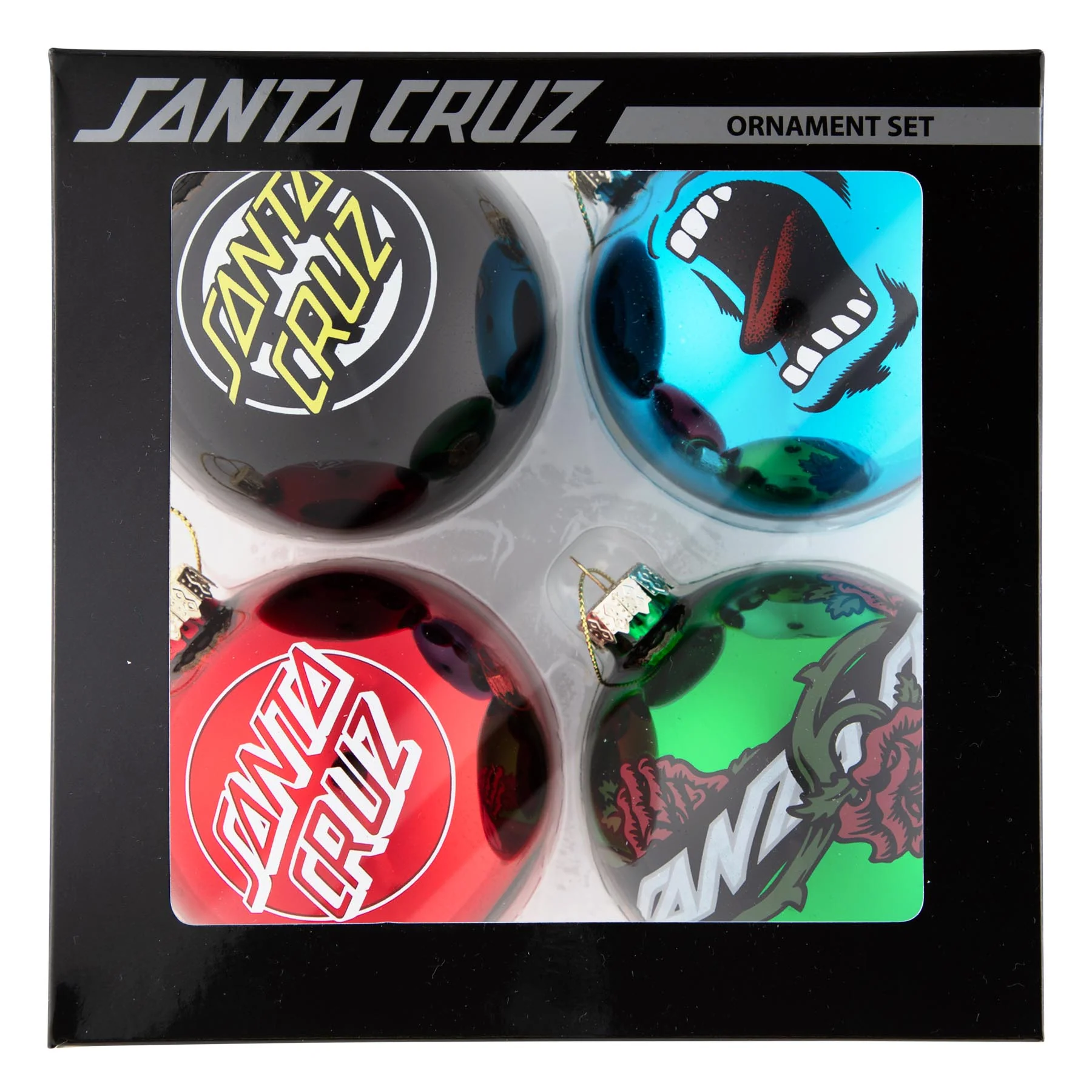 2025 Collectible Santa Cruz Xmas Ornament Set