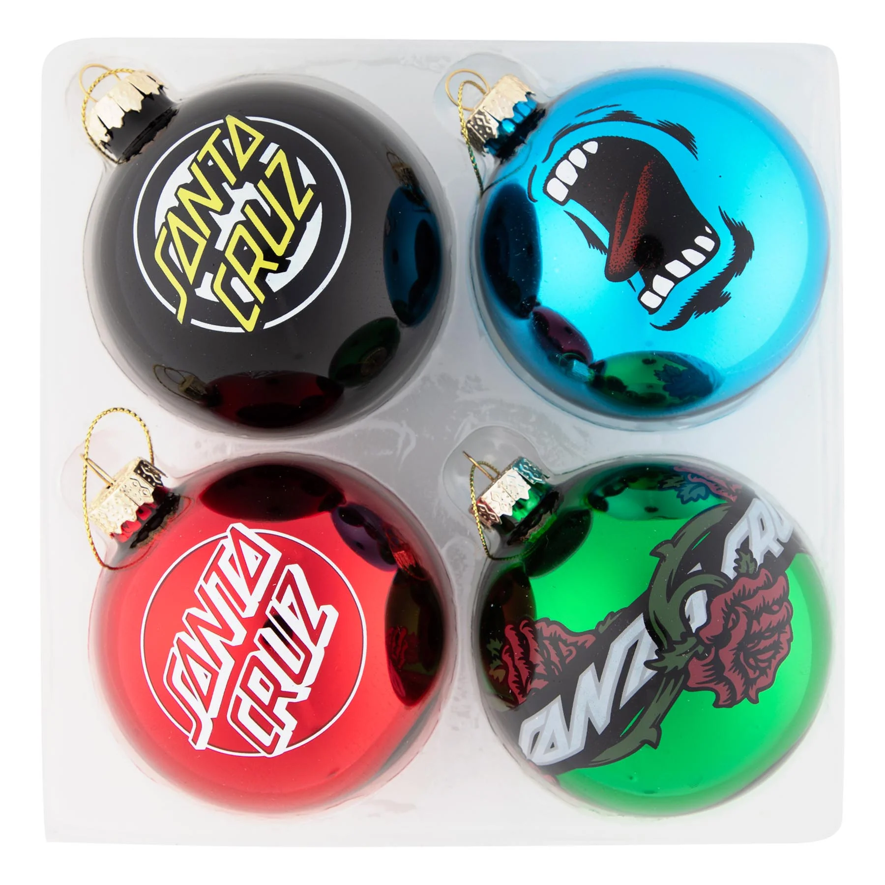 2025 Collectible Santa Cruz Xmas Ornament Set
