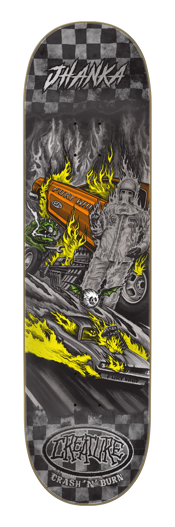 8.375in Gonzalez Crash And Burn VX Creature Skateboard Deck