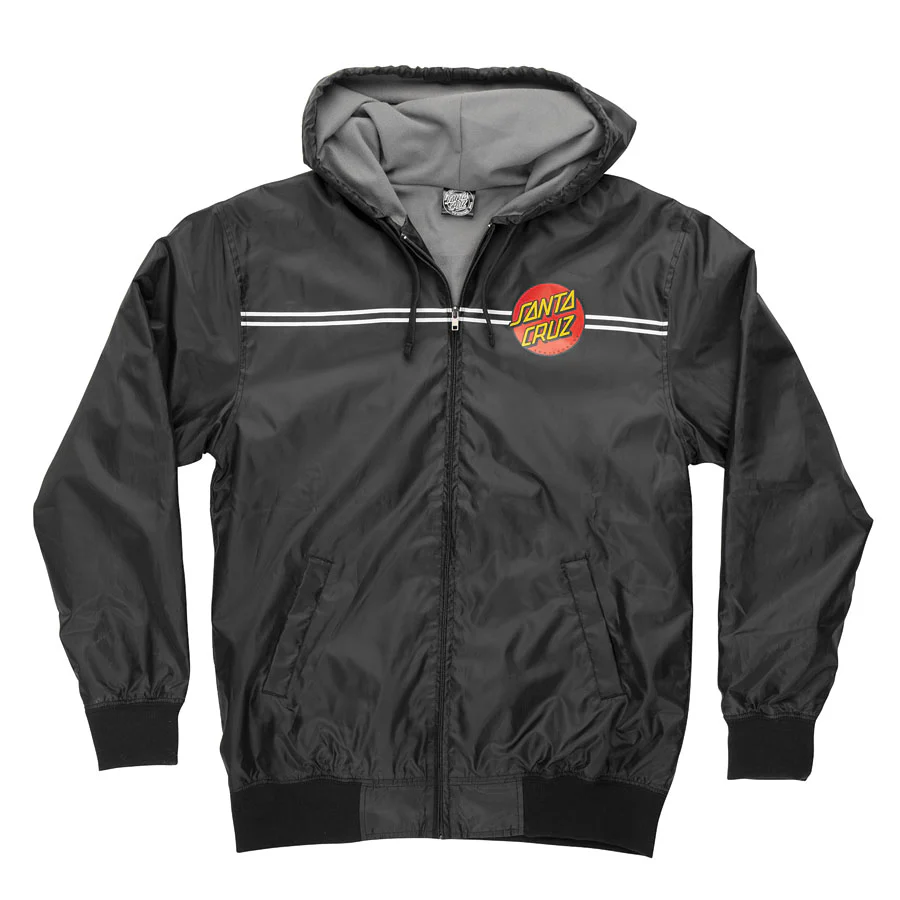 Dot Mens Santa Cruz Hooded Windbreaker