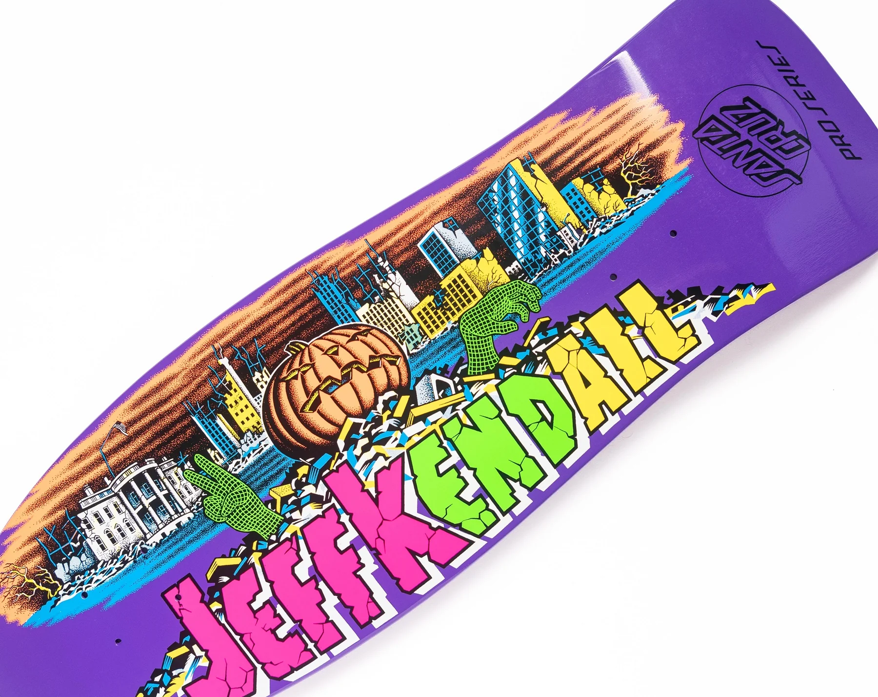 10in Jeff Kendall Pumpkin Reissue Santa Cruz Skateboard Deck