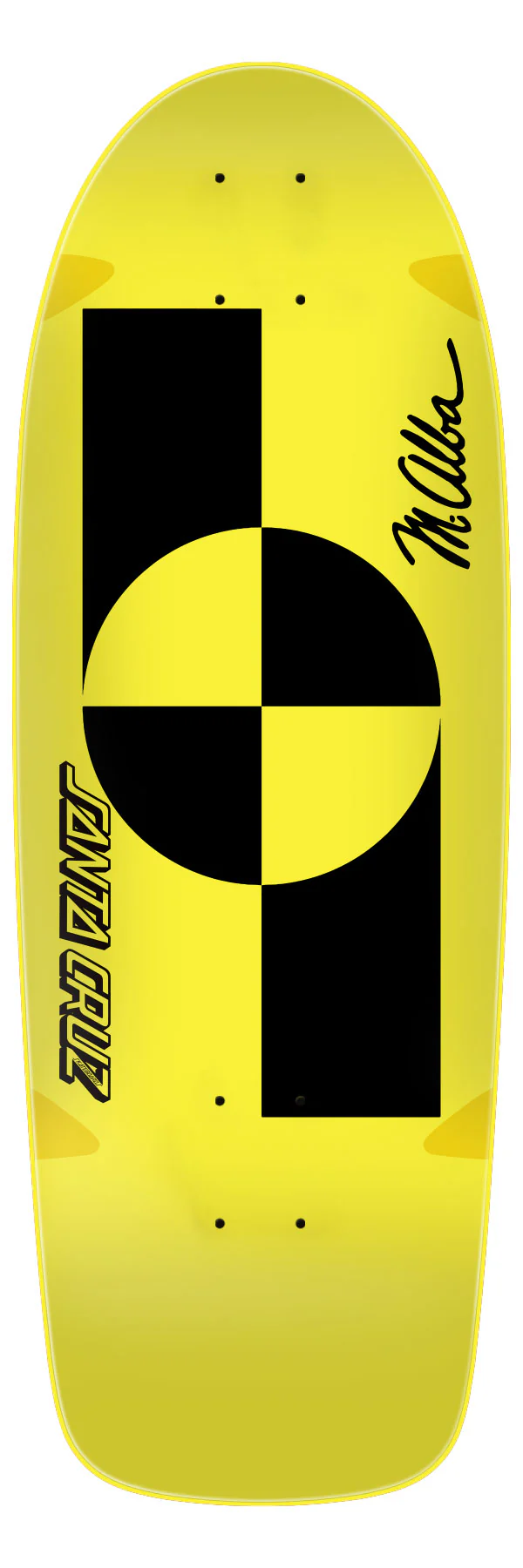 10.03in Malba Crash Test Reissue Santa Cruz Skateboard Deck