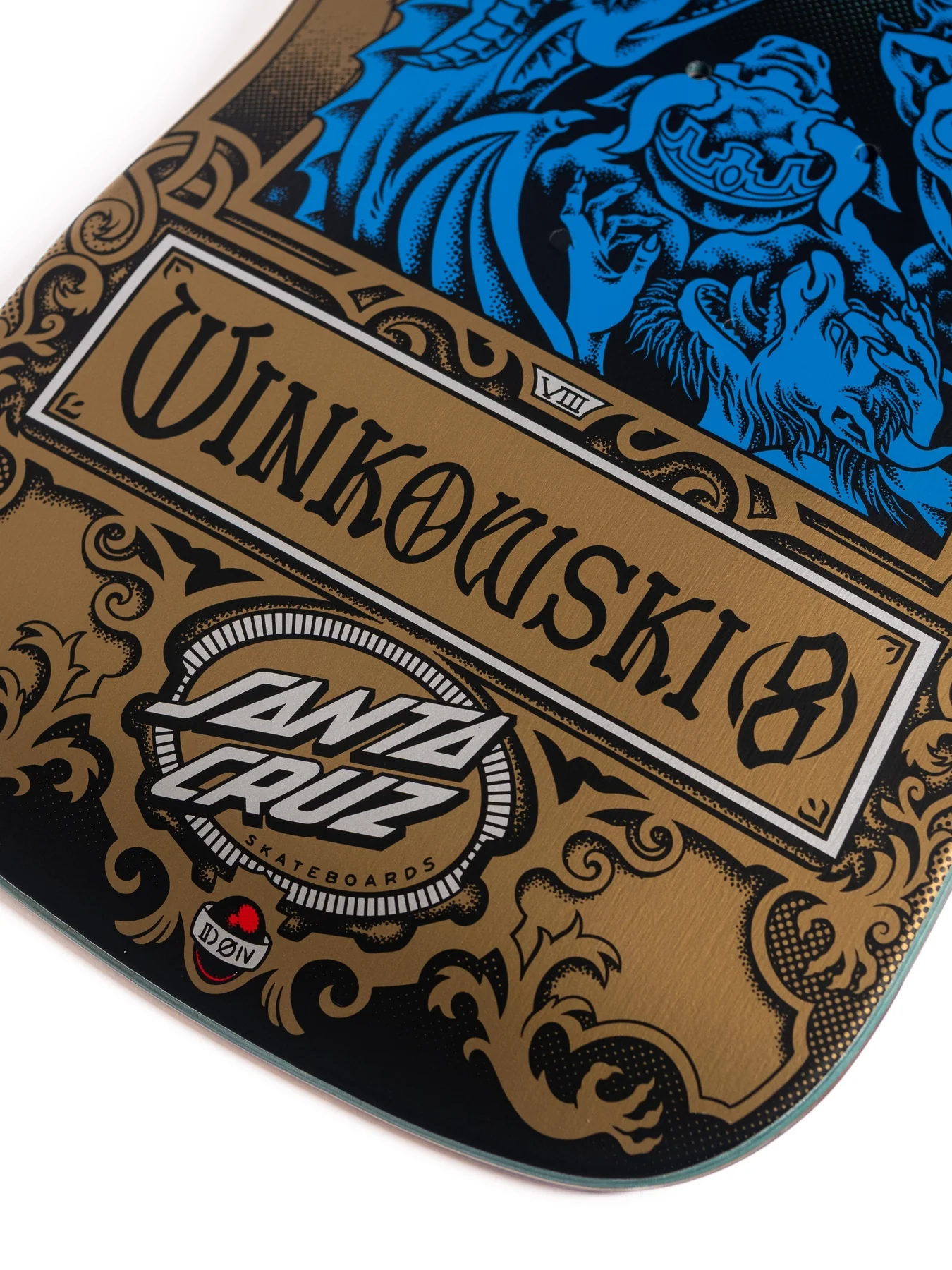 10.35in Winkowski Archangel Shaped Santa Cruz Skateboard Deck