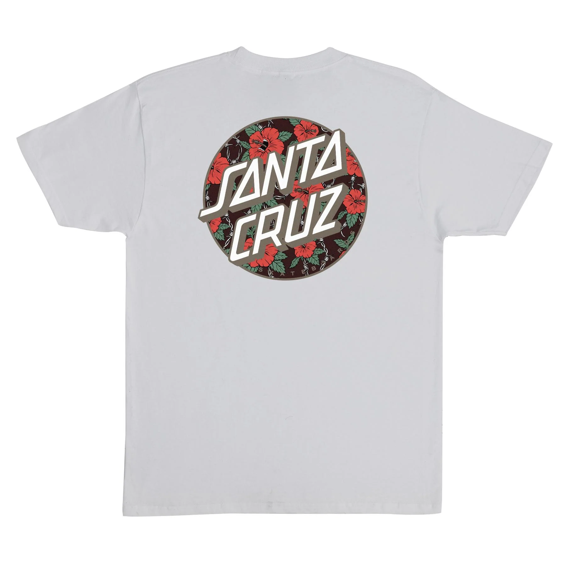 Screaming Hibiscus Dot Mens Santa Cruz T-Shirt