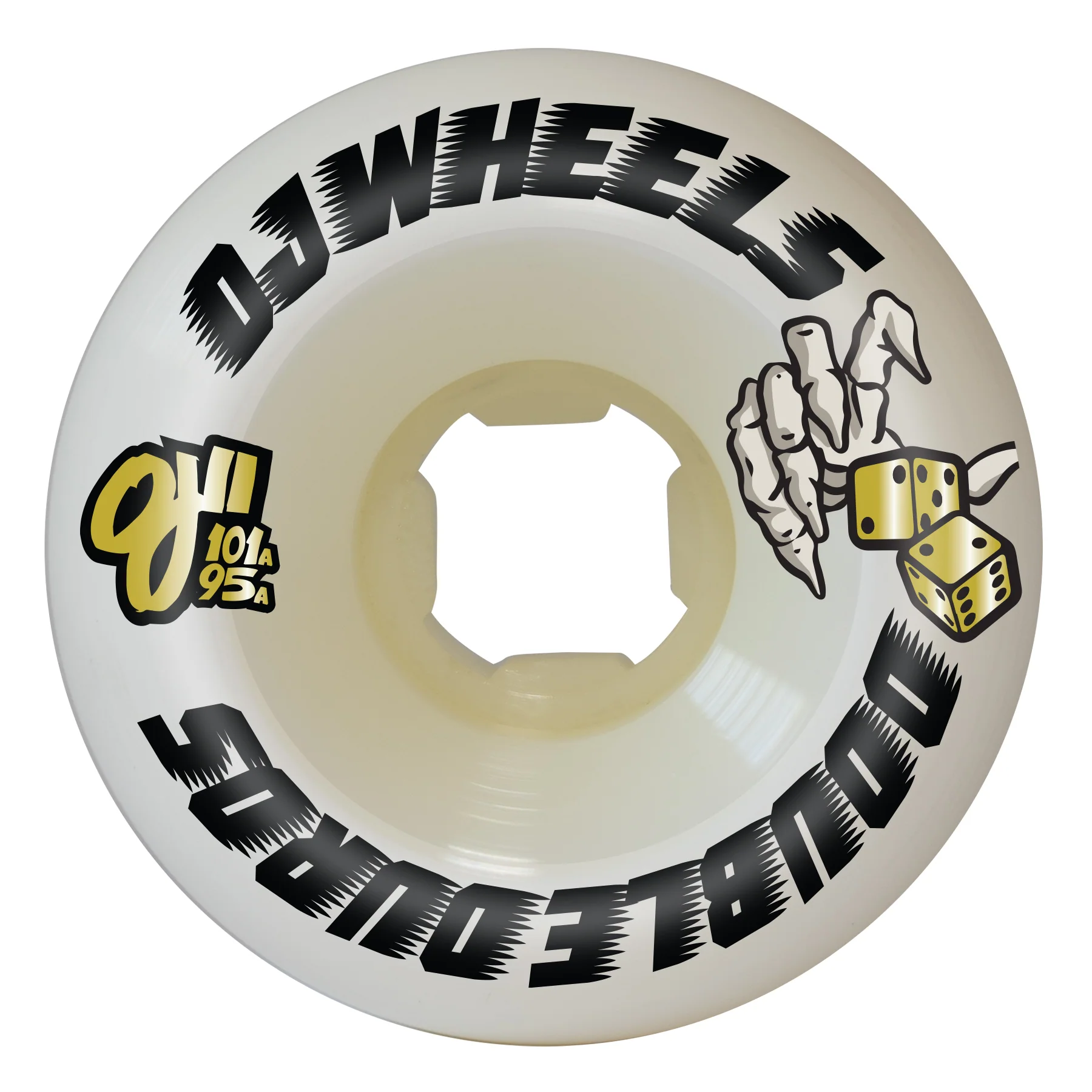 53mm Double Duro Mini Combo 101a/95a OJ Skateboard Wheels