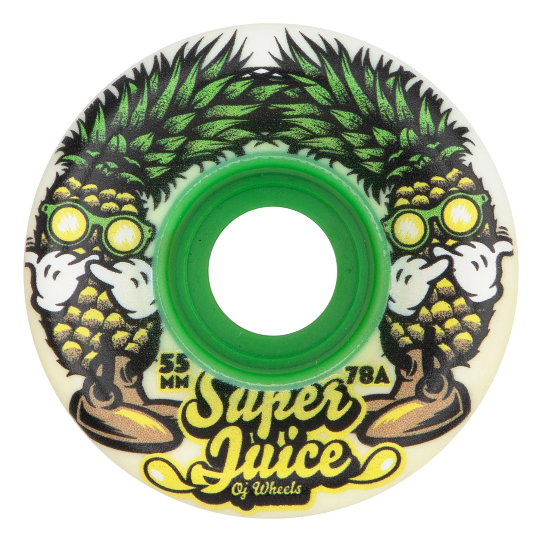 55mm Pina Colada Mini Super Juice 78a OJ Skateboard Wheels