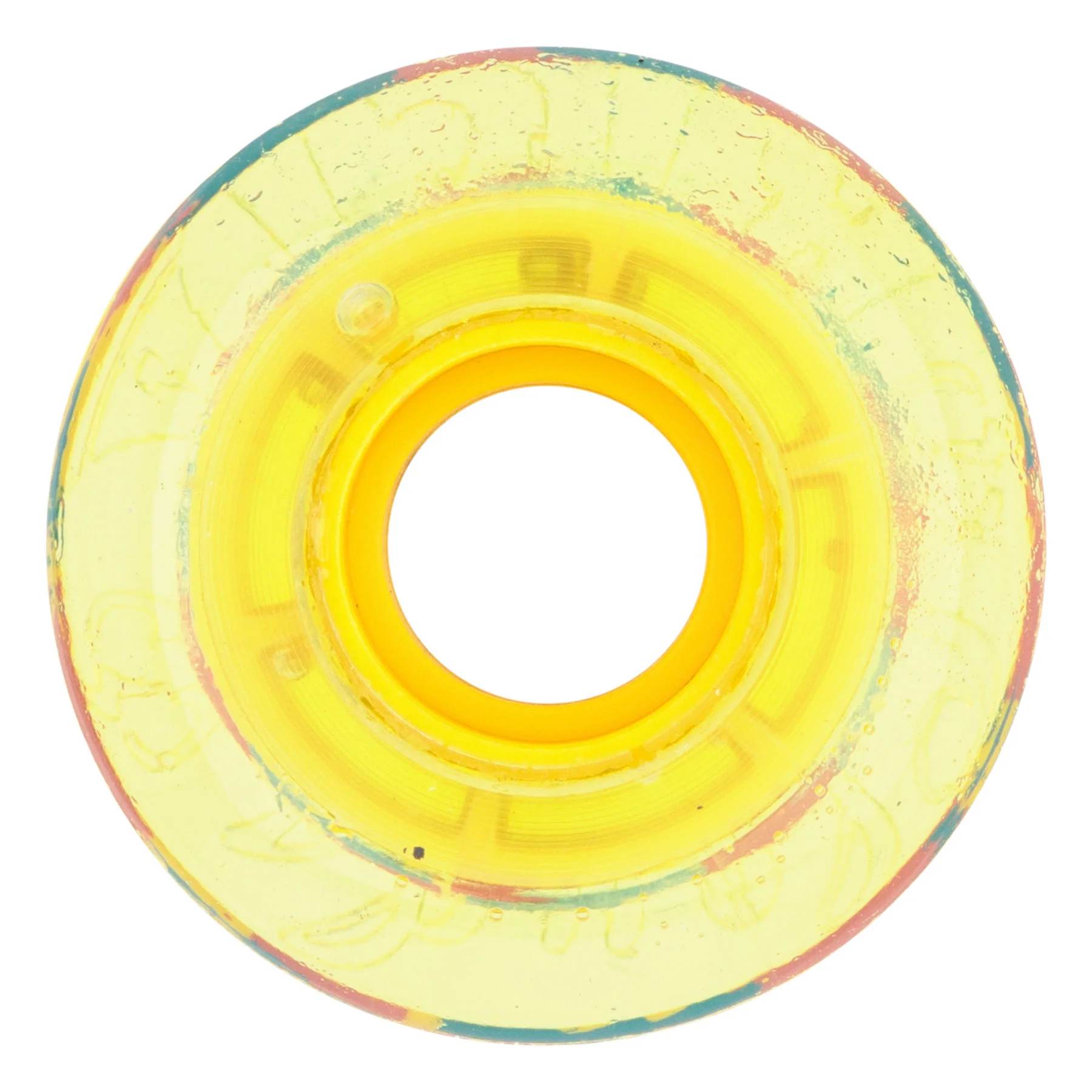 54mm Clear Splatter Clouds Camo Yellow 78a Ricta Skateboard Wheels