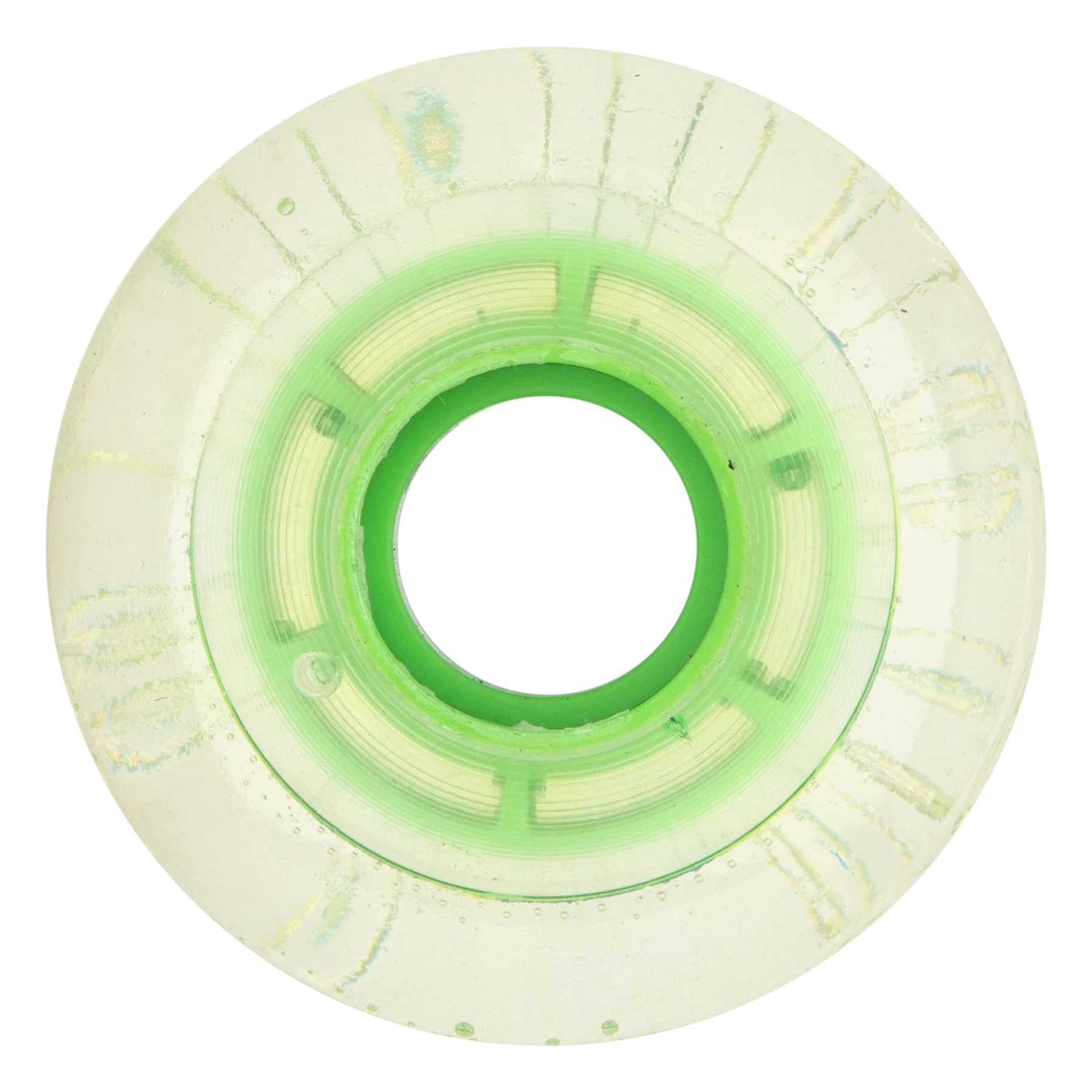 57mm Clear Splatter Clouds Camo Green 78a Ricta Skateboard Wheels