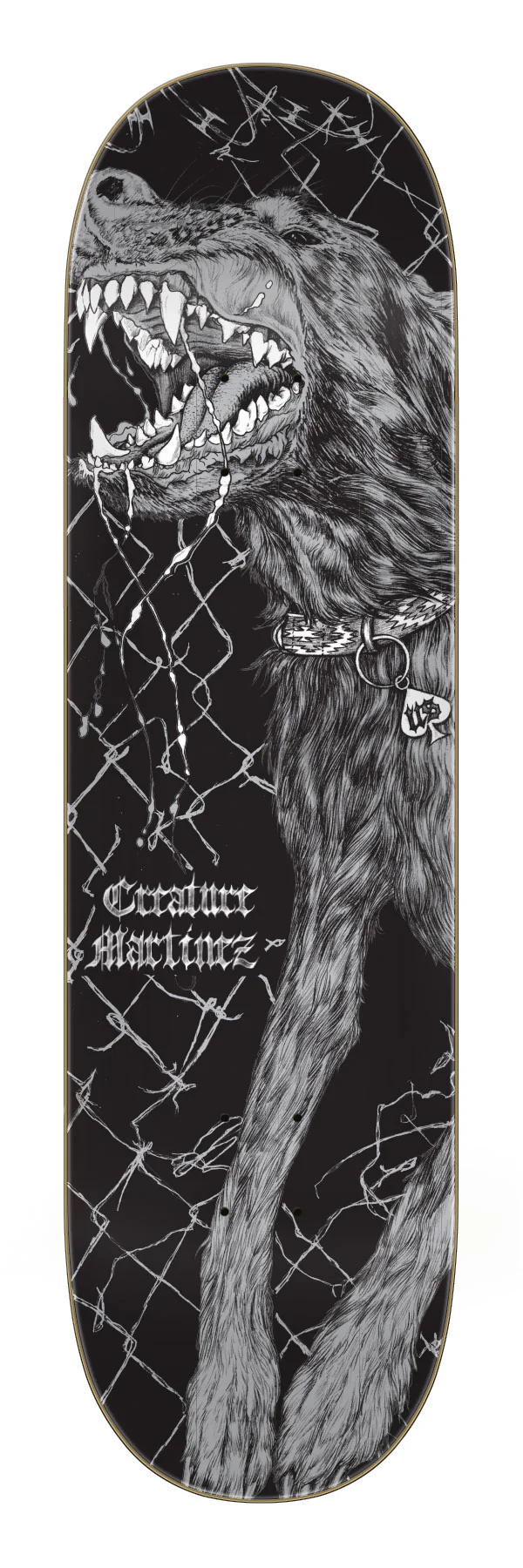 8.6in Martinez Guero Creature Skateboard Deck