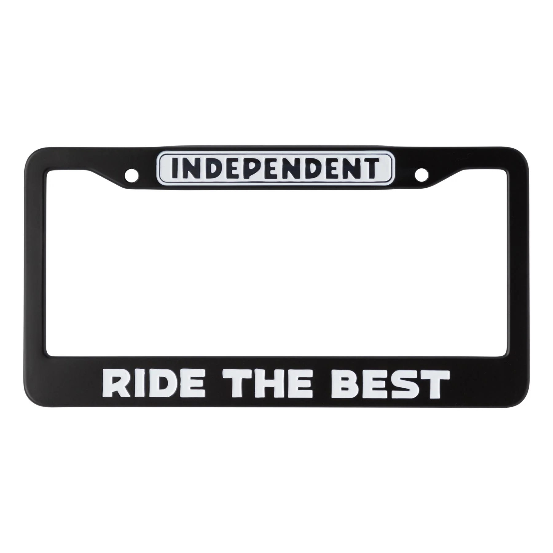 Bar Logo Independent License Plate Frame