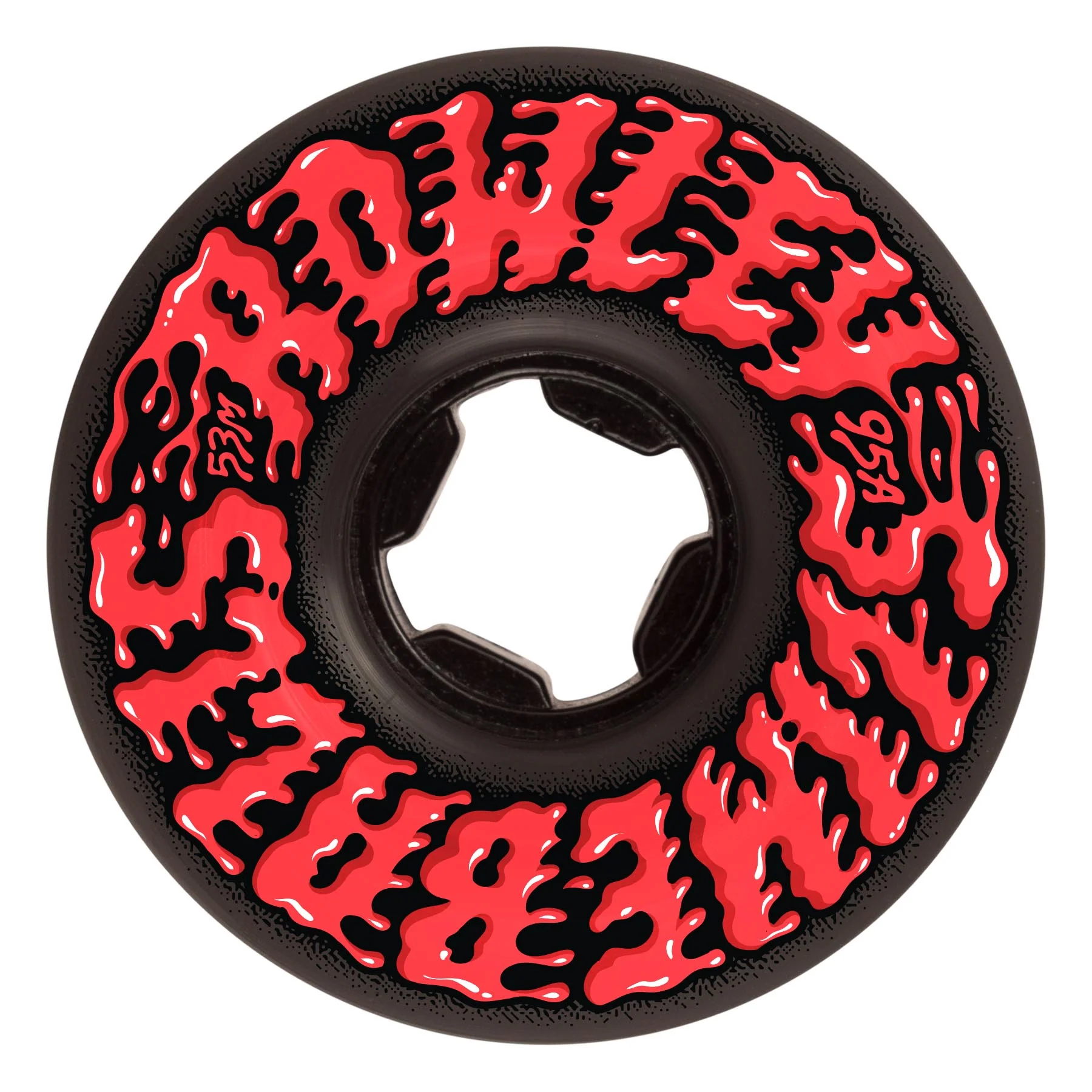 53mm Geoff Rowley Vomit Mini Black  95a Slime Balls Skateboard Wheels