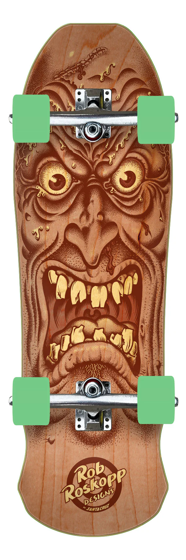 9.5in Roskopp Face Reissue Santa Cruz Premium Complete Cruiser