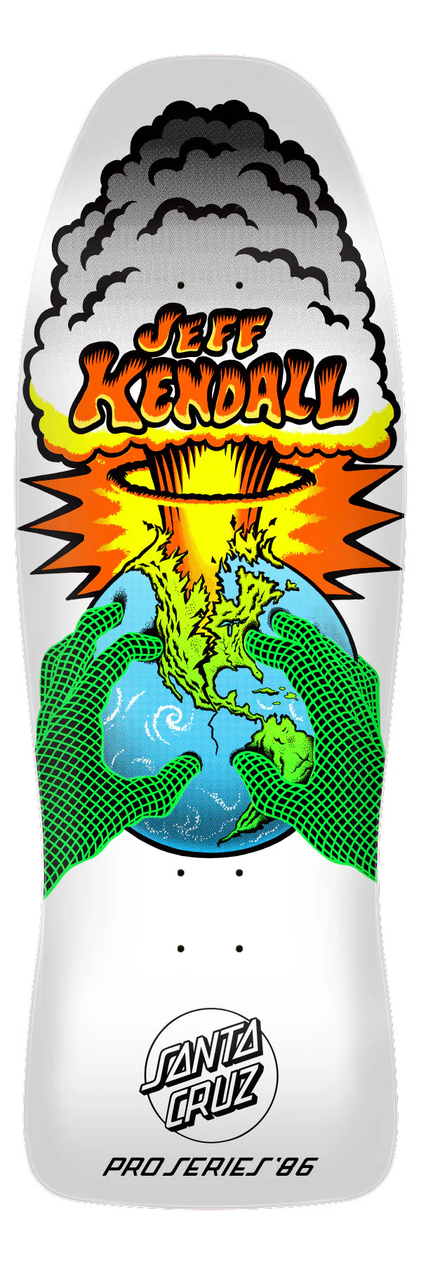 10.0in Jeff Kendall End Of The World Reissue Santa Cruz Skateboard Deck