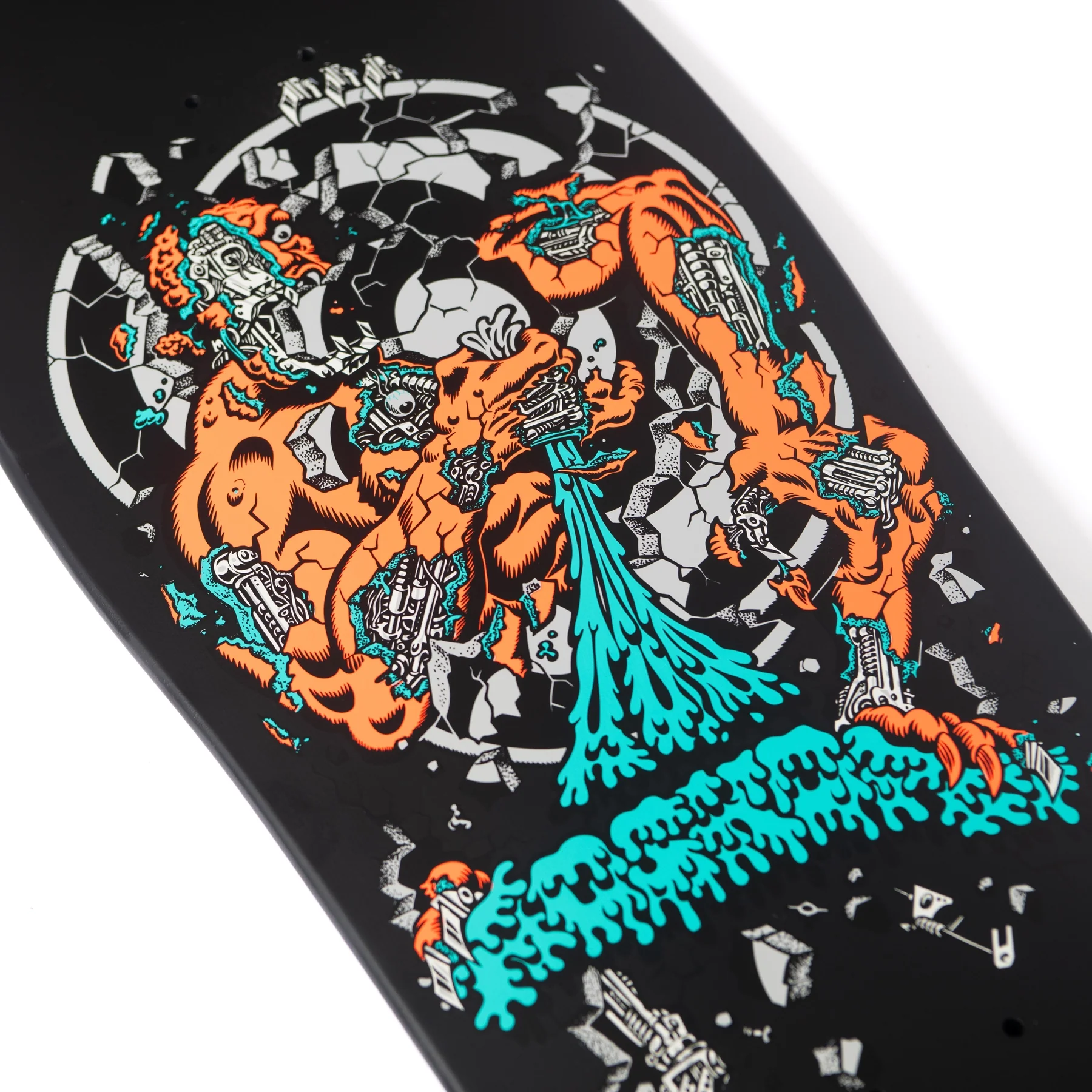 10.21in Rob Roskopp Four Reissue Santa Cruz Skateboard Deck