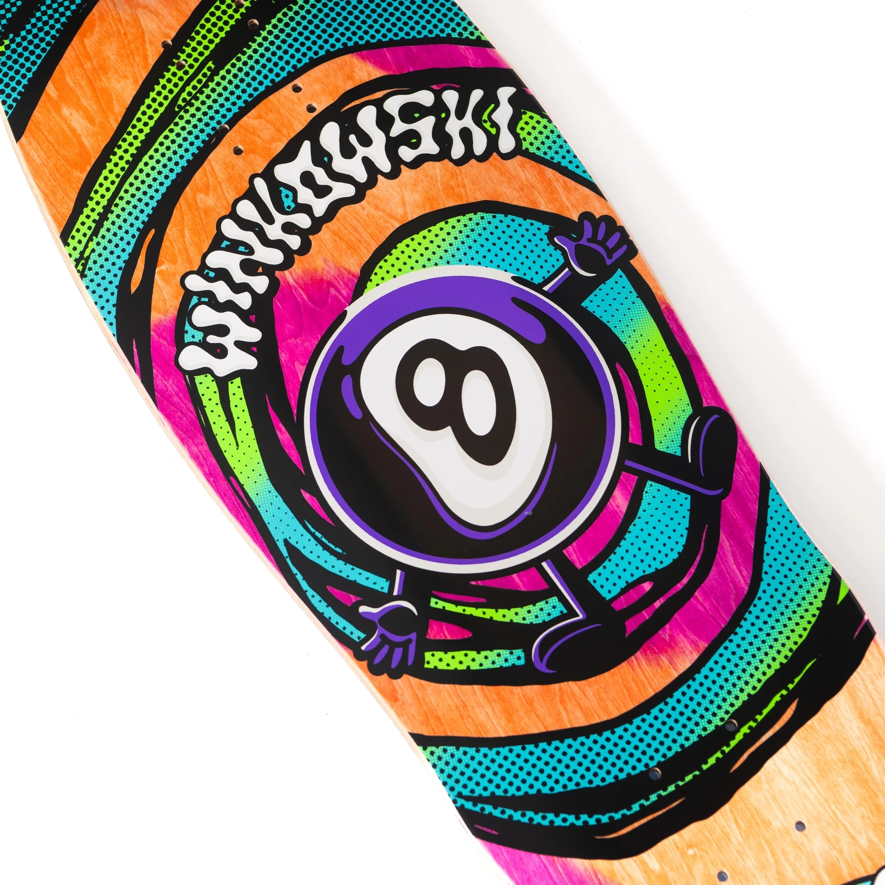 9.5in Winkowski Vertigo Medium Santa Cruz Shaped Skateboard Deck