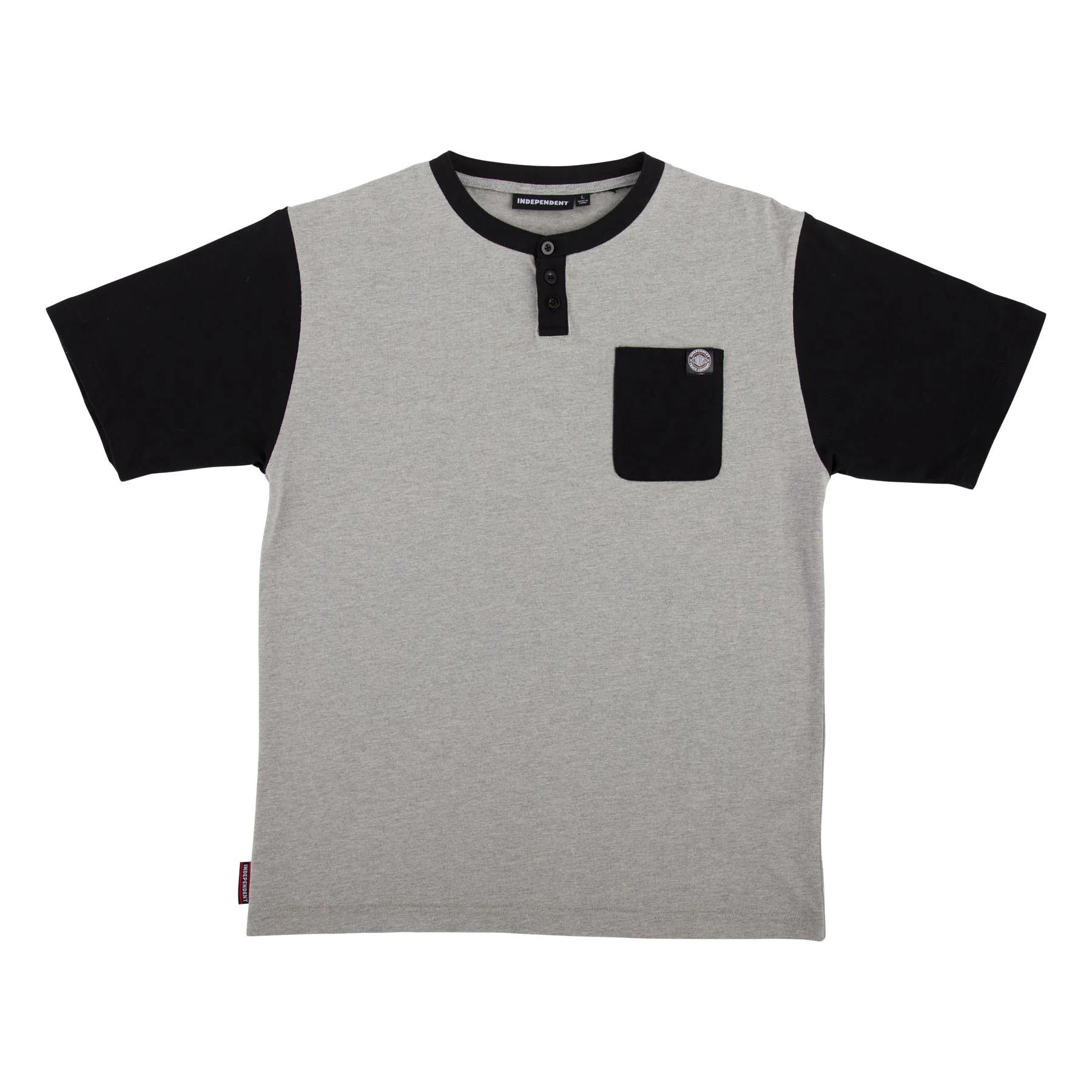 BTG Label Mens Independent Henley T-Shirt