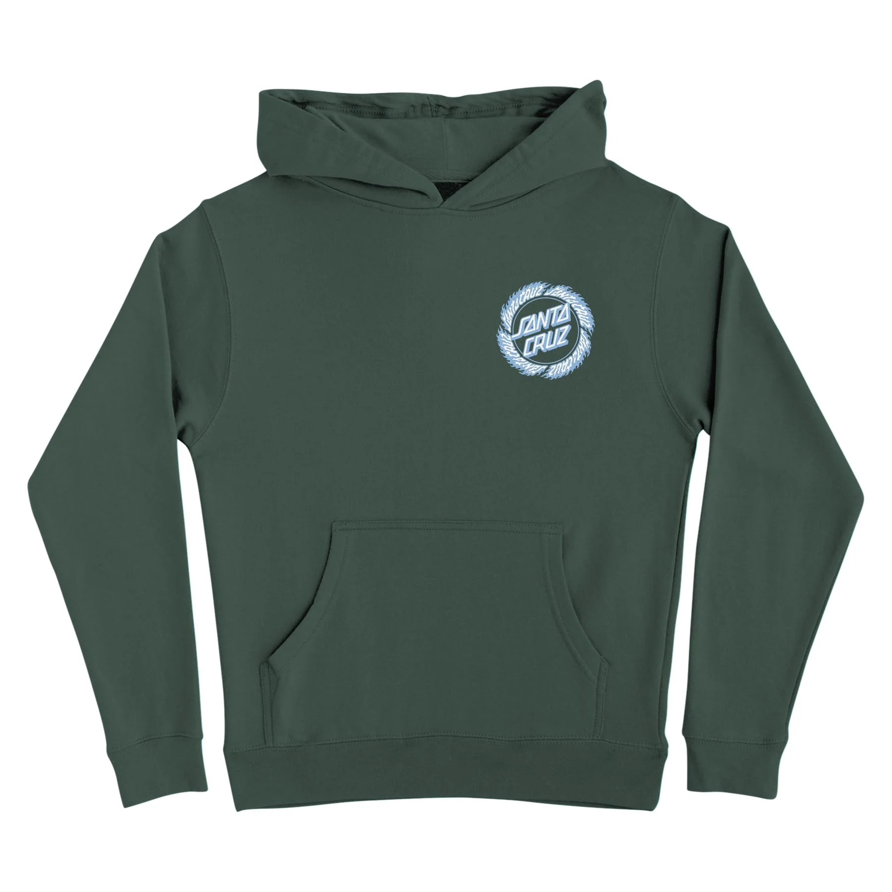 Flame Ringed Dot Youth Santa Cruz Hoodie