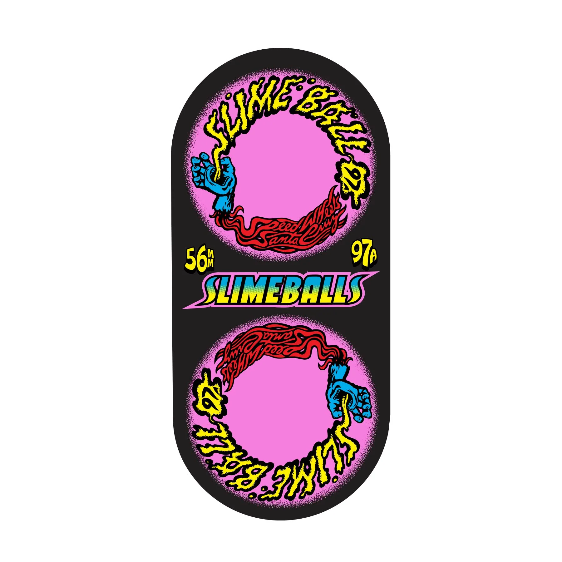 3075-56mm-hand-spray-vomit-mini-97a-slime-balls-skateboard-wheels-4.webp 56mm Hand Spray Vomit Mini 97a Slime Balls Skateboard Wheels
