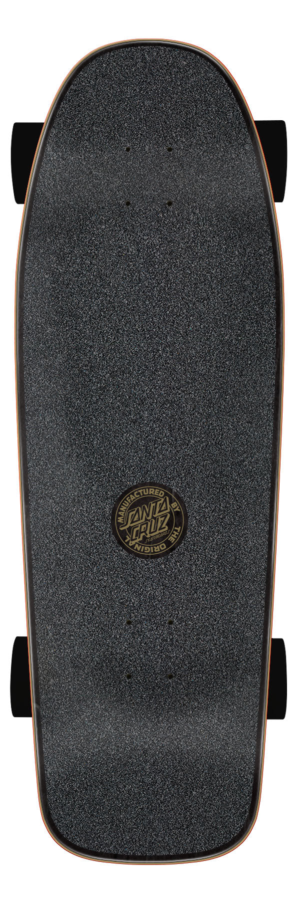9.8in Flame Dot Route Santa Cruz Carver Surf Skate