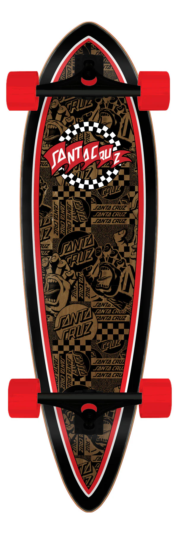 9.20in Banner Check Route Santa Cruz Pintail Cruiser